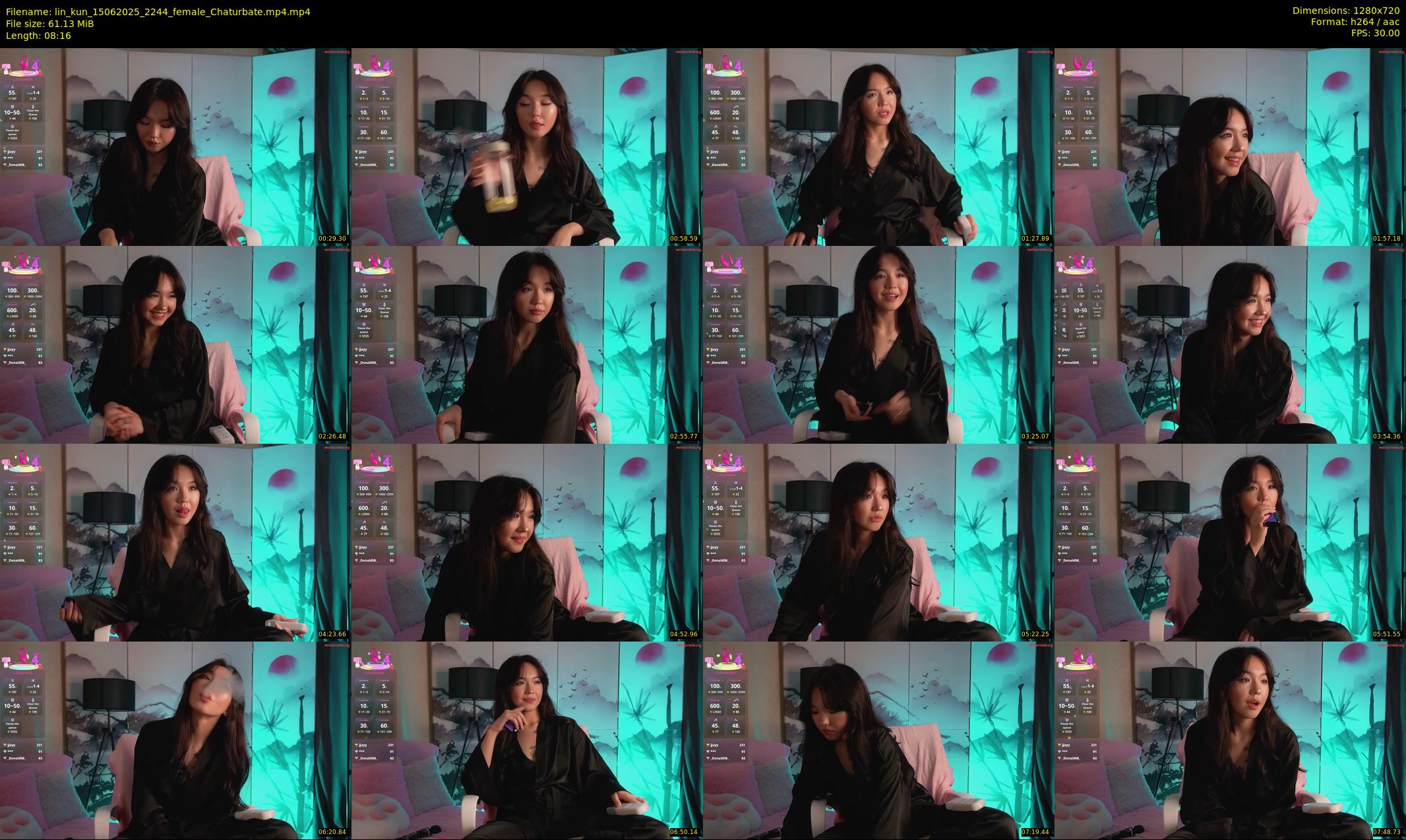 lin_kun — 9 minute Chaturbate female cam show recording, 720p, Jun 15, 2025