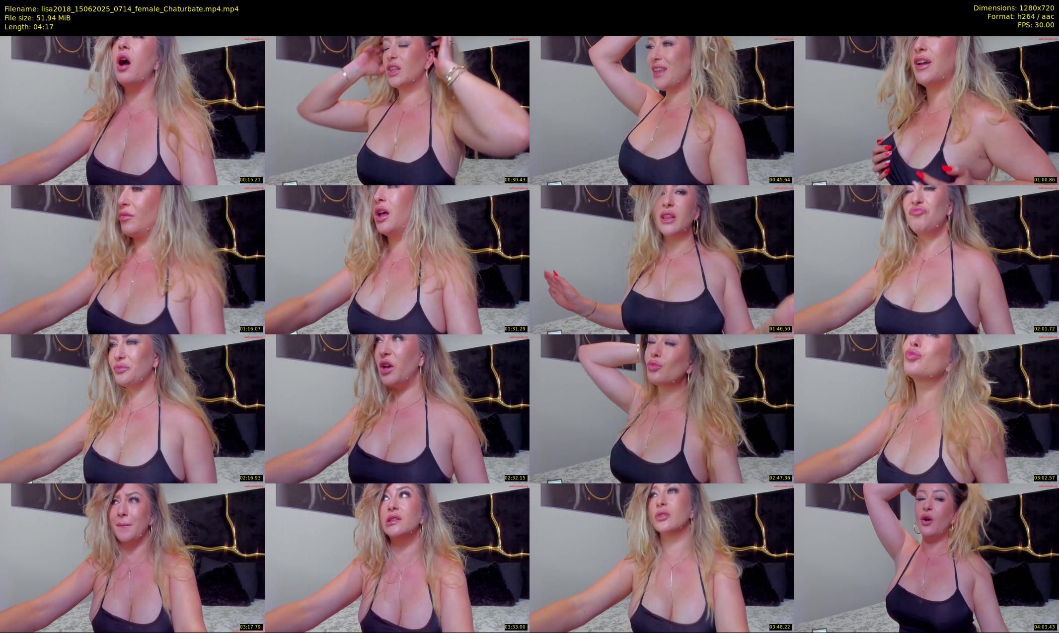 lisa2018 — 5 minute Chaturbate female cam show recording, 720p, Jun 15, 2025