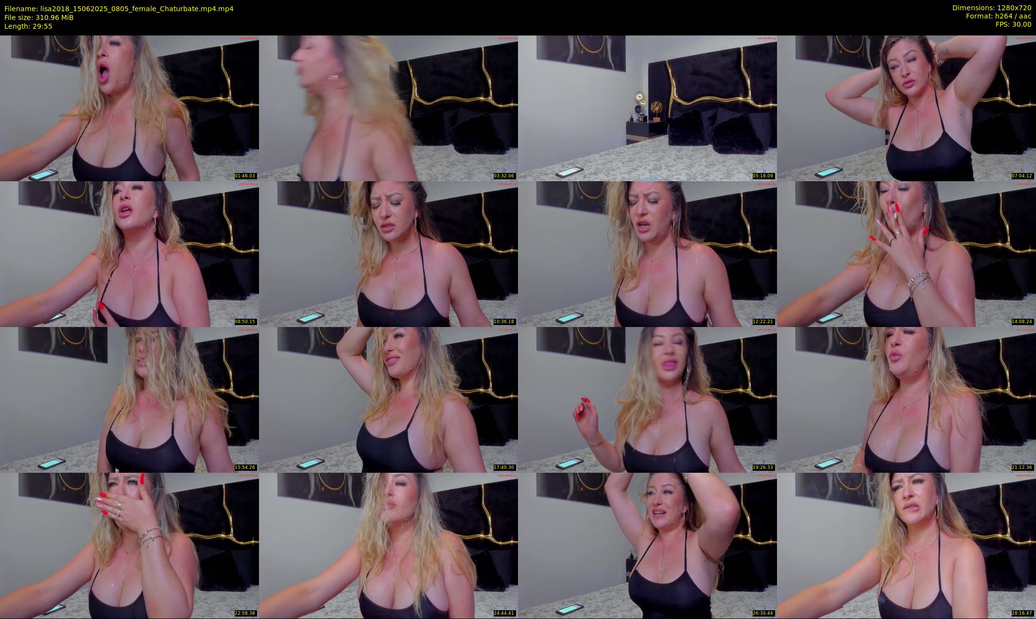 lisa2018 — 30 minute Chaturbate female cam show recording, 720p, Jun 15, 2025