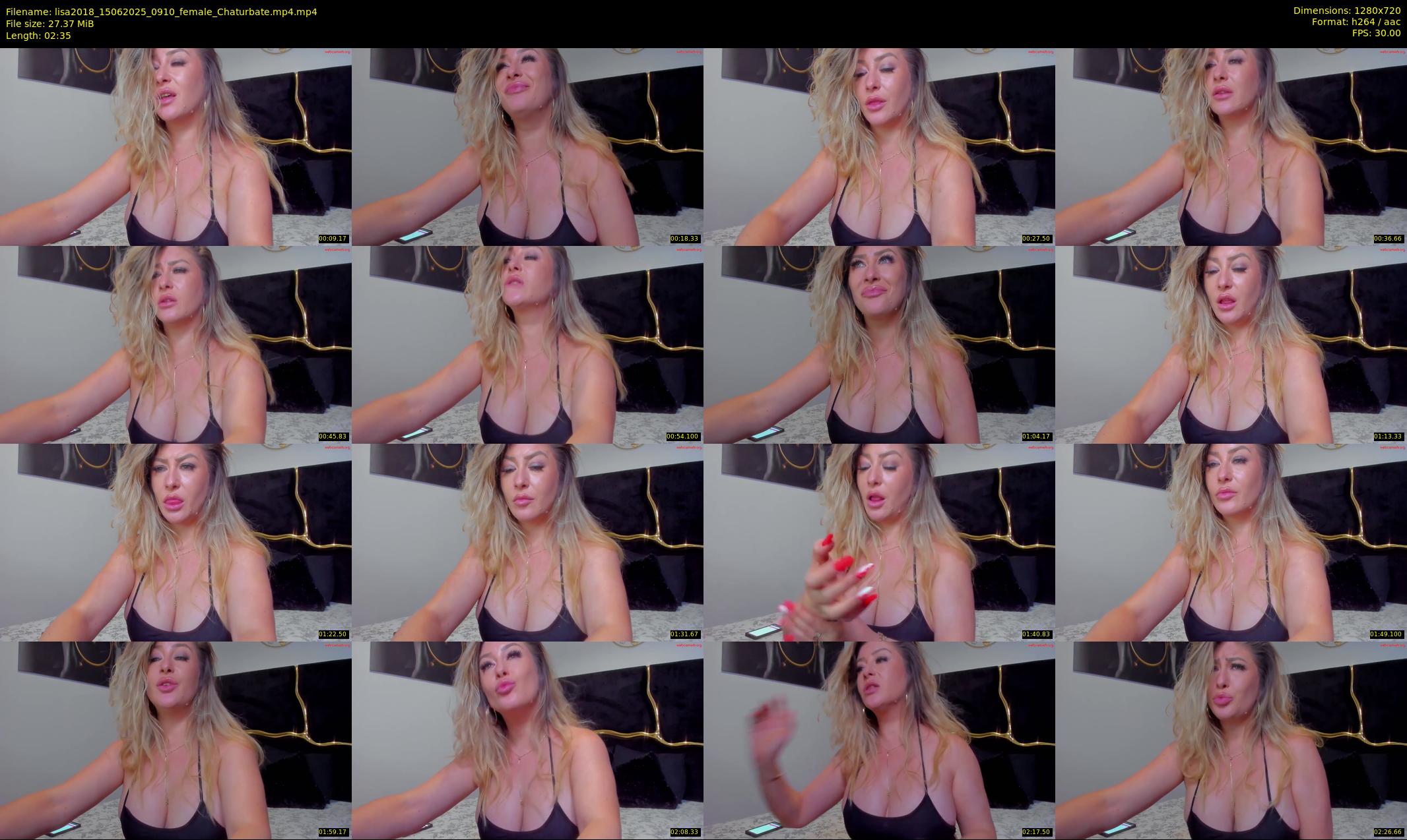lisa2018 — 3 minute Chaturbate female cam show recording, 720p, Jun 15, 2025