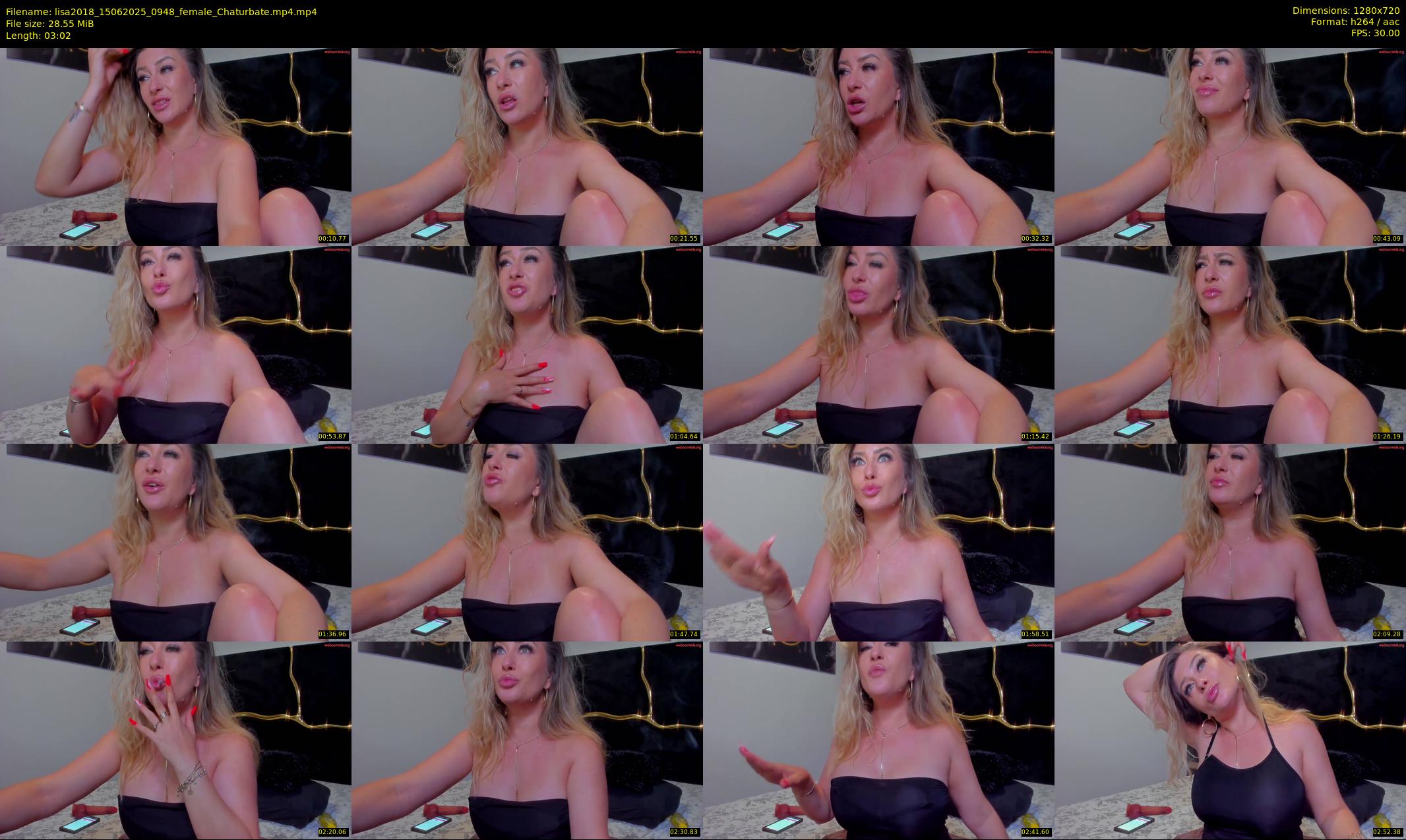 lisa2018 — 4 minute Chaturbate female cam show recording, 720p, Jun 15, 2025