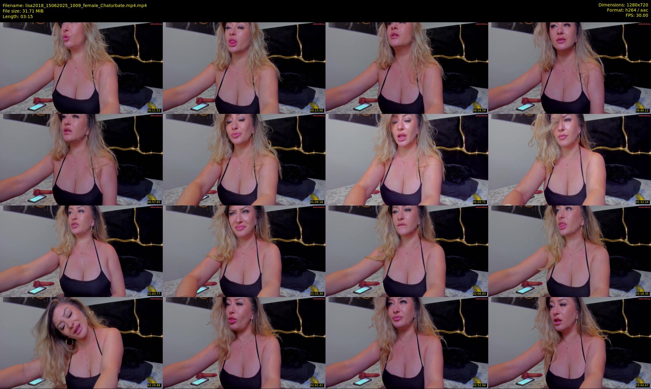 lisa2018 — 4 minute Chaturbate female cam show recording, 720p, Jun 15, 2025