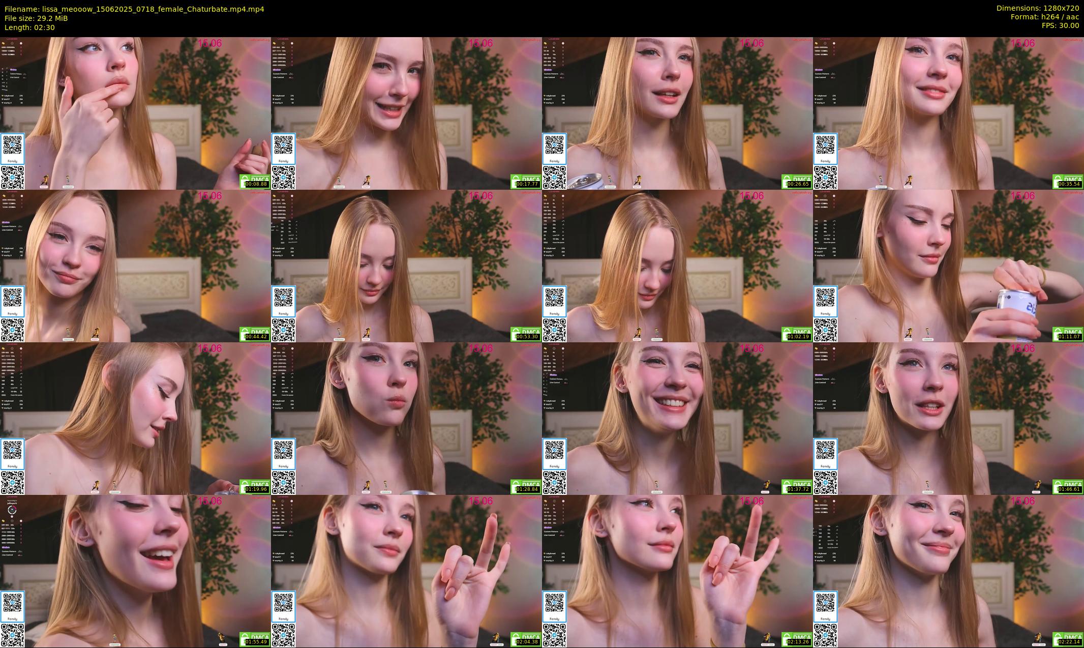 lissa_meooow — 3 minute Chaturbate female cam show recording, 720p, Jun 15, 2025