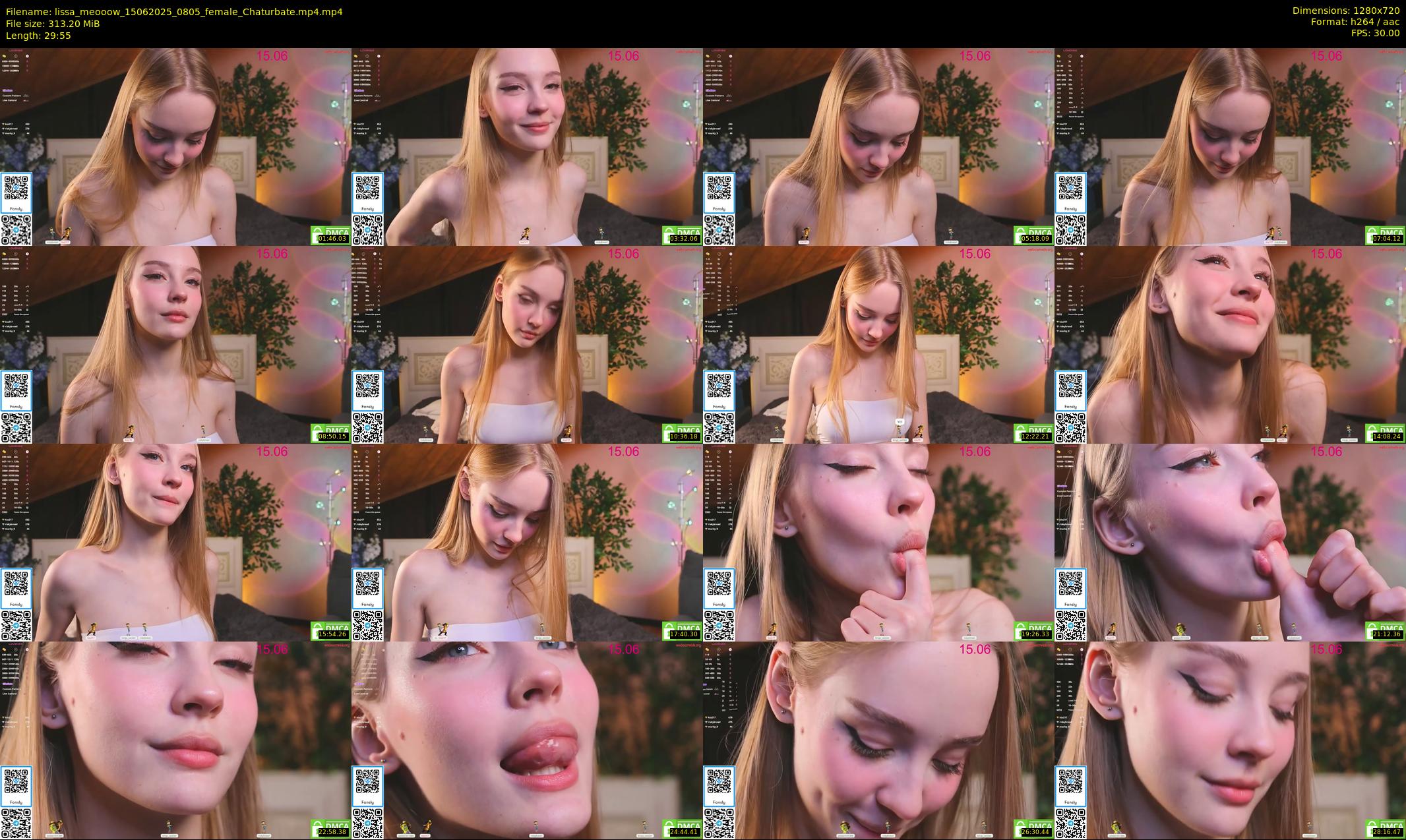 lissa_meooow — 30 minute Chaturbate female cam show recording, 720p, Jun 15, 2025