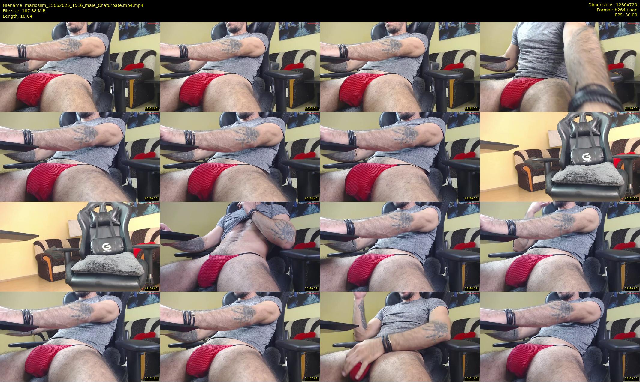 marioslim — 19 minute Chaturbate male cam show recording, 720p, Jun 15, 2025