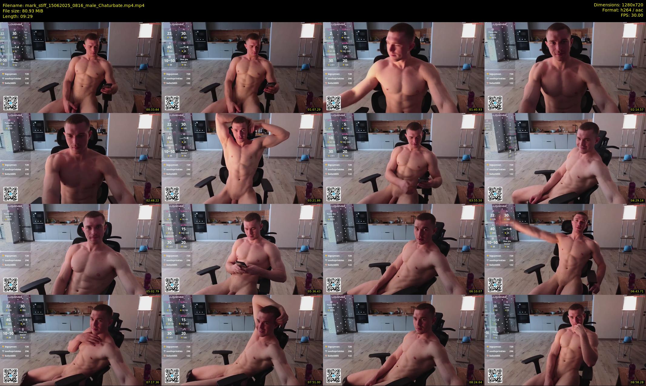 mark_stiff — 10 minute Chaturbate male cam show recording, 720p, Jun 15, 2025