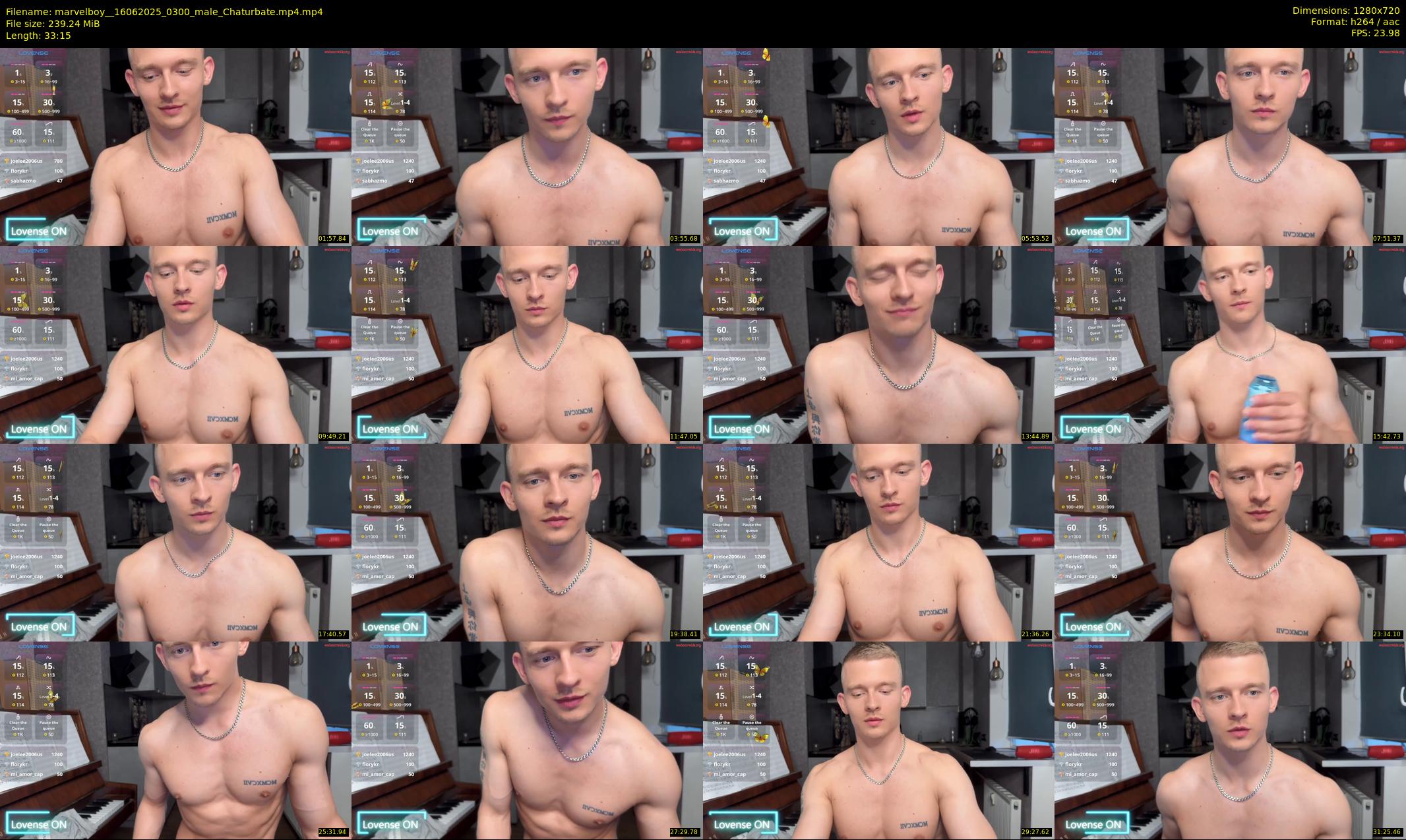marvelboy_ — 34 minute Chaturbate male cam show recording, 720p, Jun 16, 2025
