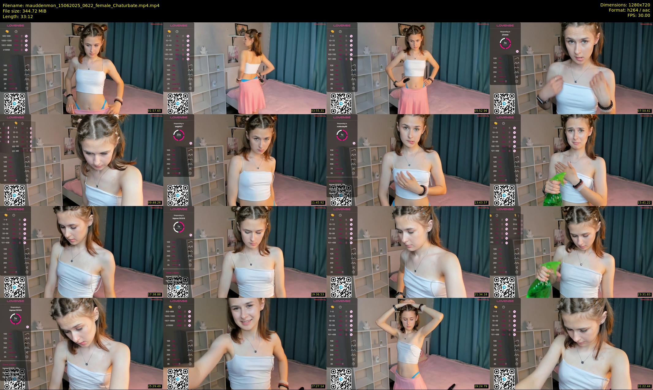 mauddenmon — 34 minute Chaturbate female cam show recording, 720p, Jun 15, 2025