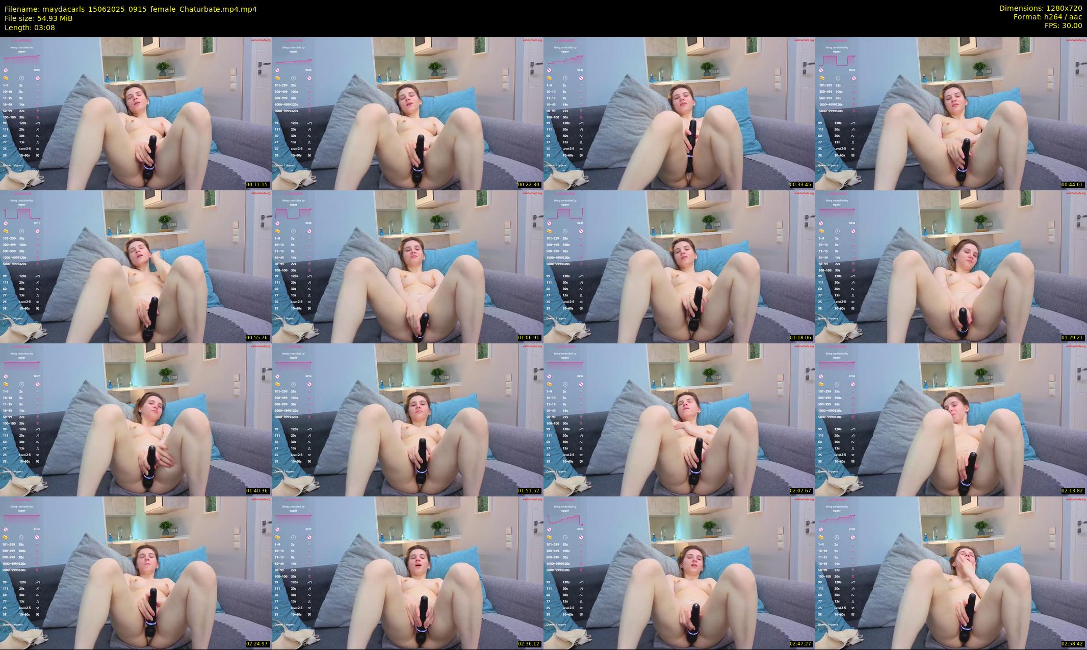 maydacarls — 4 minute Chaturbate female cam show recording, 720p, Jun 15, 2025