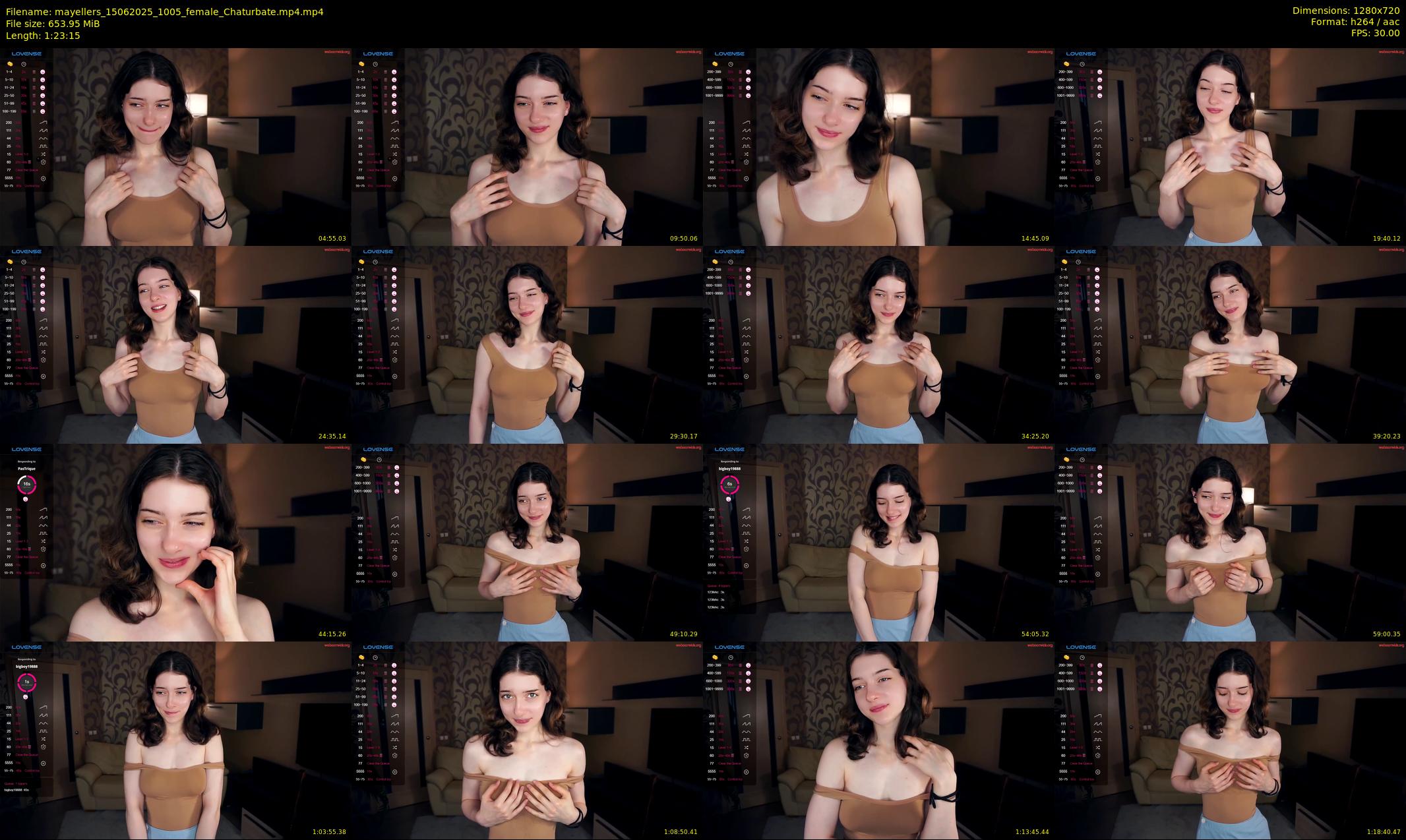 mayellers — 84 minute Chaturbate female cam show recording, 720p, Jun 15, 2025