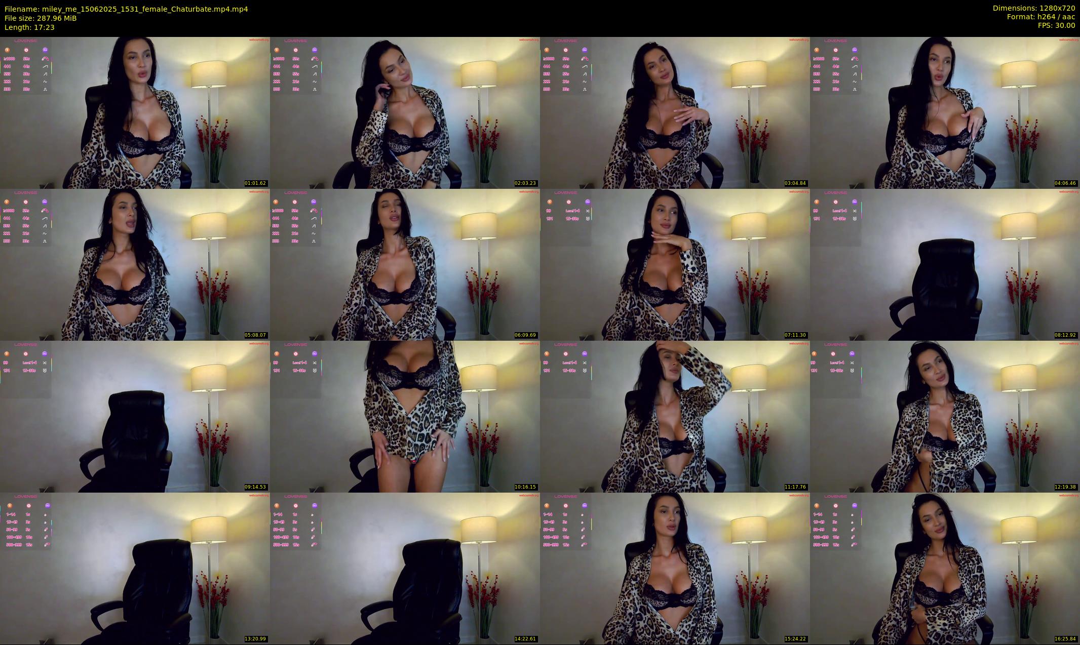miley_me — 18 minute Chaturbate female cam show recording, 720p, Jun 15, 2025
