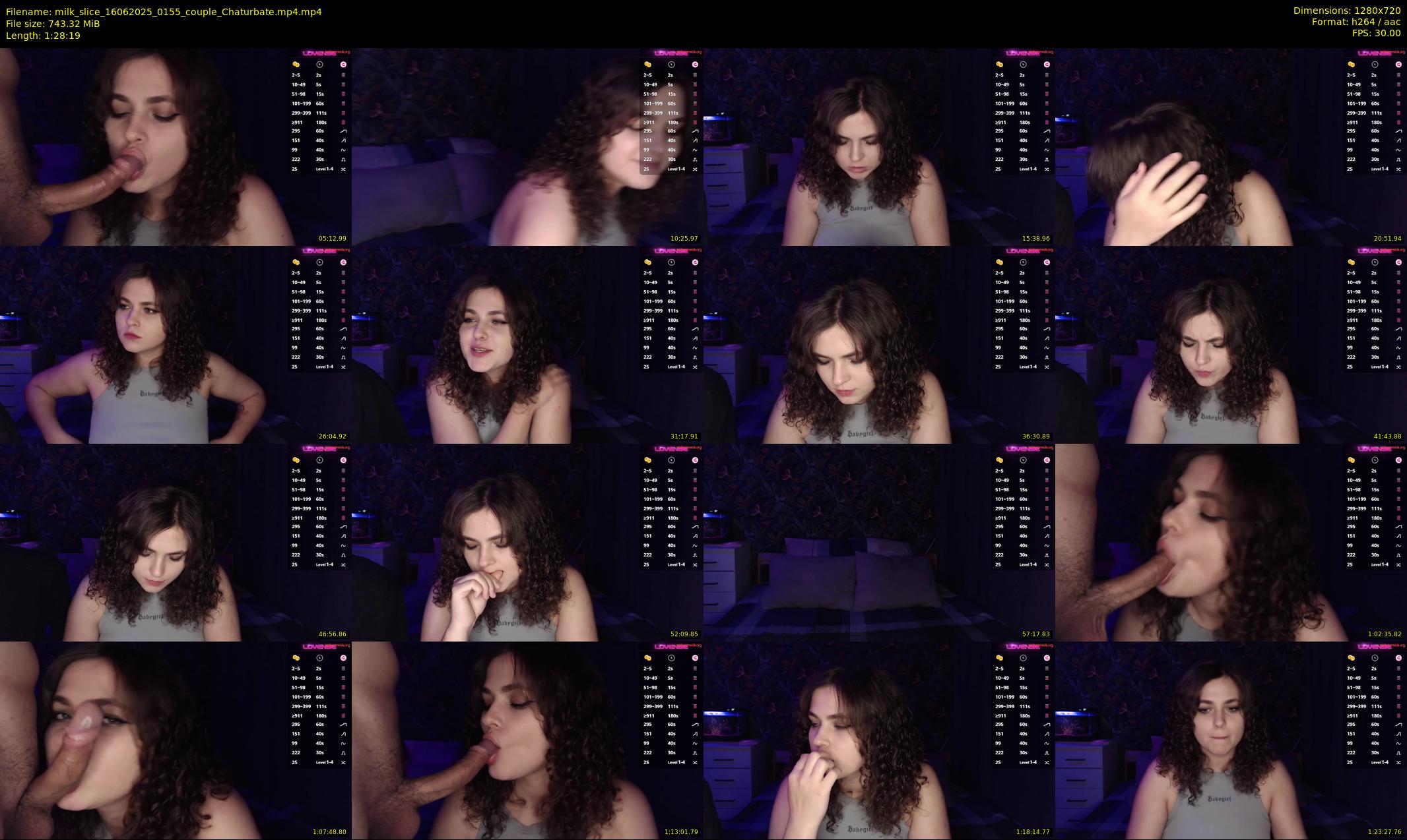 milk_slice — 89 minute Chaturbate couple cam show recording, 720p, Jun 16, 2025