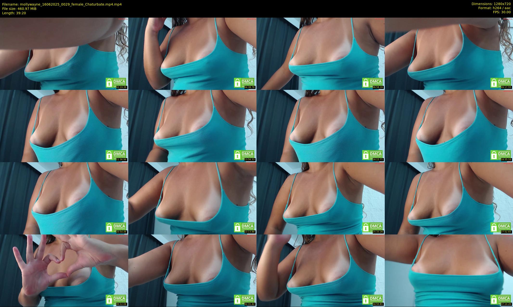 mollywayne — 40 minute Chaturbate female cam show recording, 720p, Jun 16, 2025