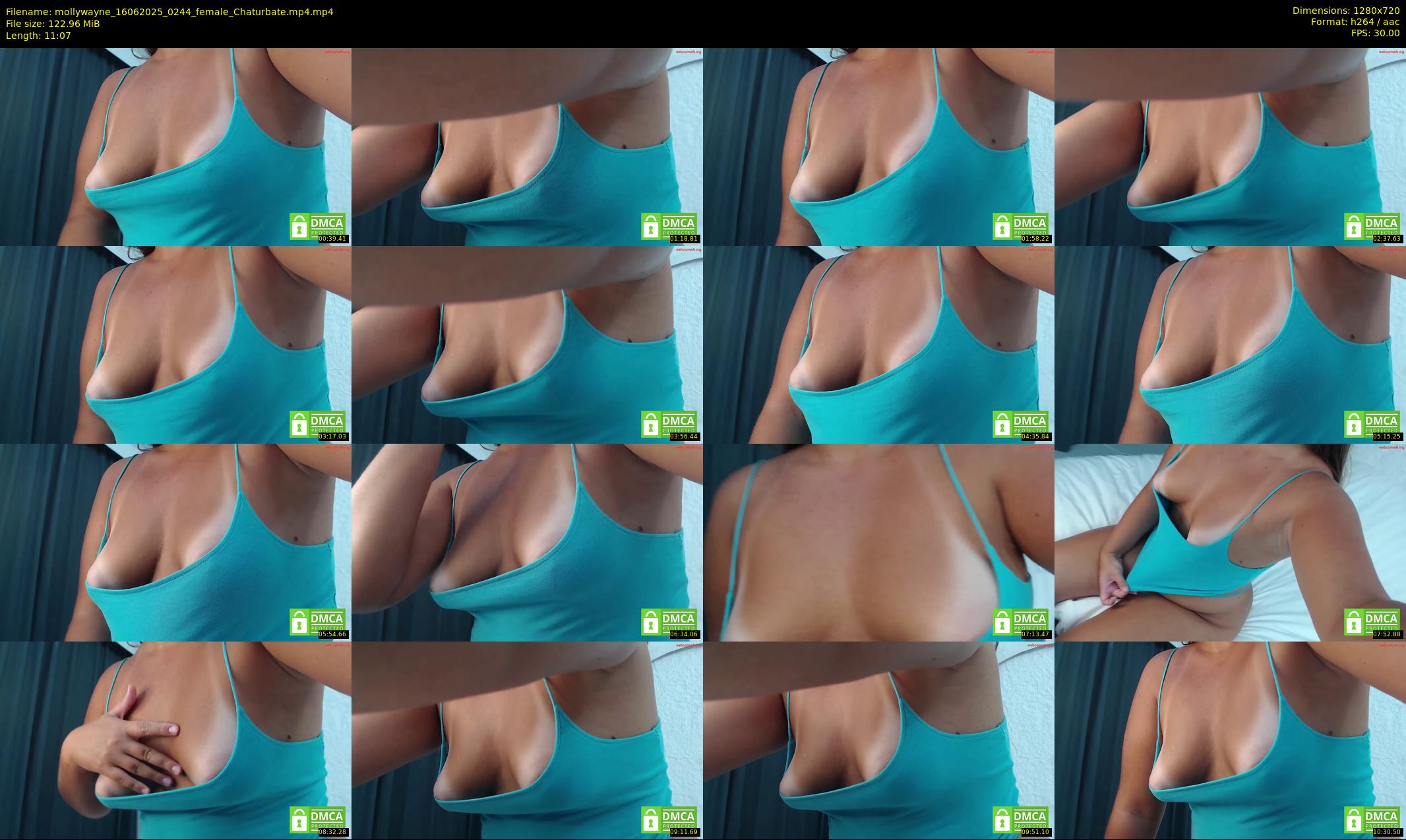 mollywayne — 12 minute Chaturbate female cam show recording, 720p, Jun 16, 2025