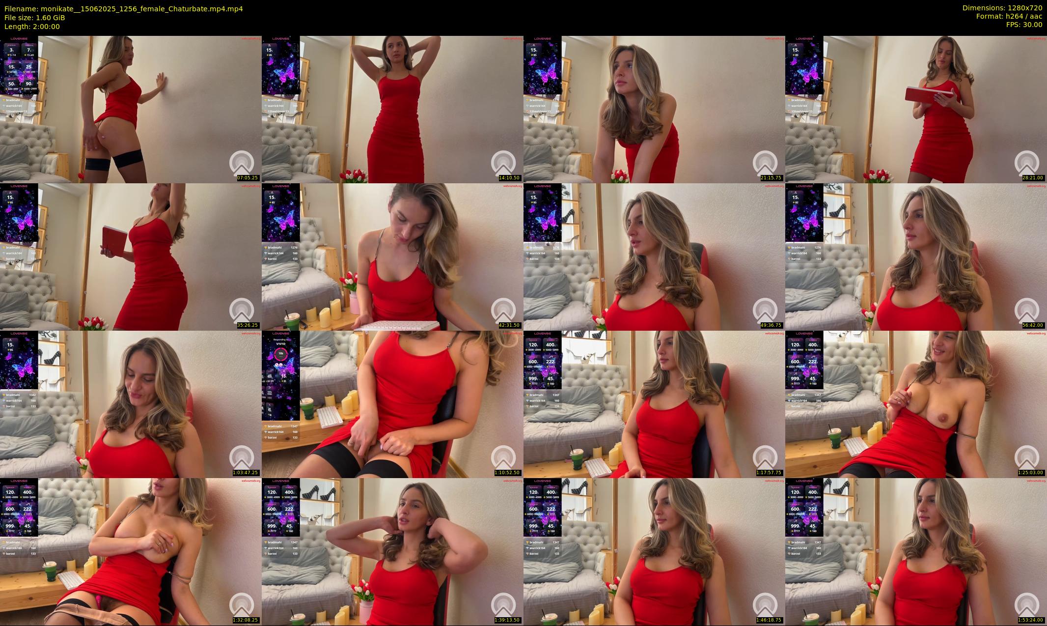 monikate_ — 120 minute Chaturbate couple cam show recording, 720p, Jun 15, 2025