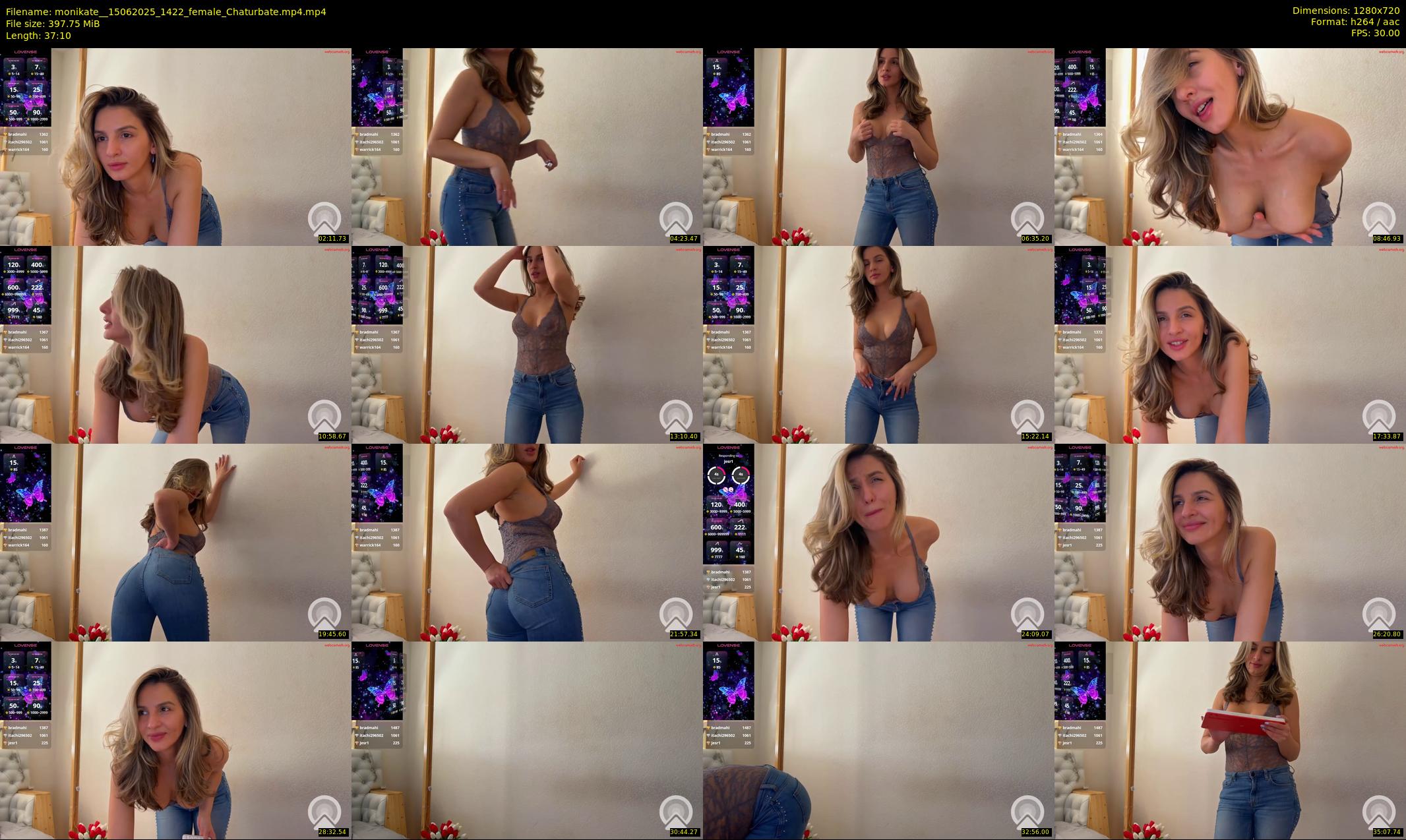 monikate_ — 38 minute Chaturbate couple cam show recording, 720p, Jun 15, 2025