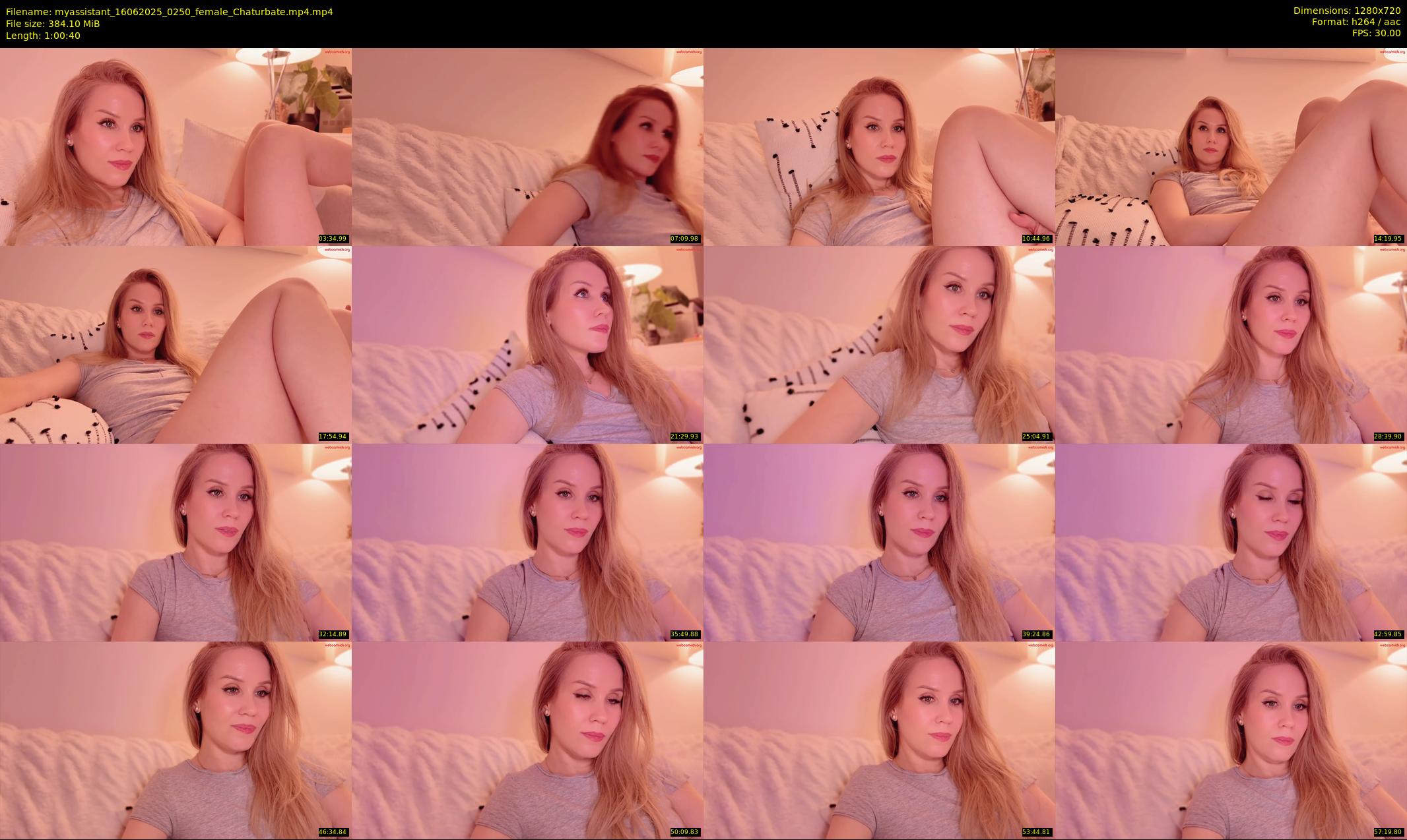 myassistant — 61 minute Chaturbate female cam show recording, 720p, Jun 16, 2025