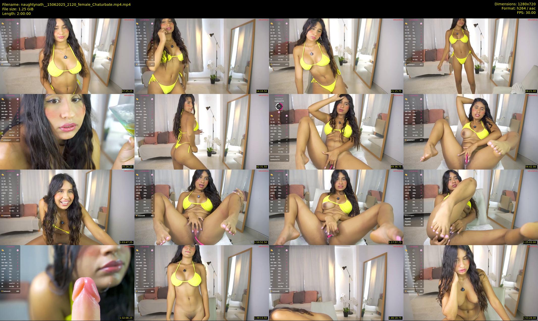 naughtynath_ — 120 minute Chaturbate female cam show recording, 720p, Jun 15, 2025
