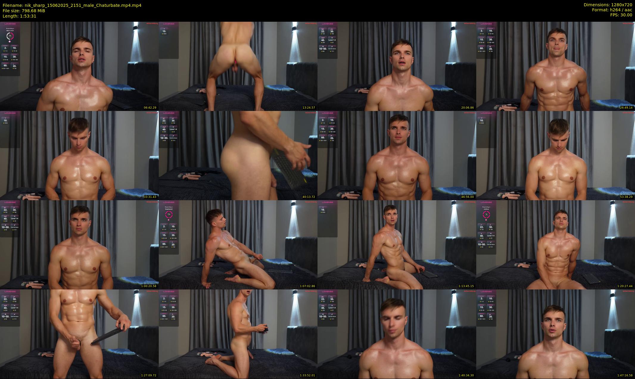 nik_sharp — 114 minute Chaturbate male cam show recording, 720p, Jun 15, 2025