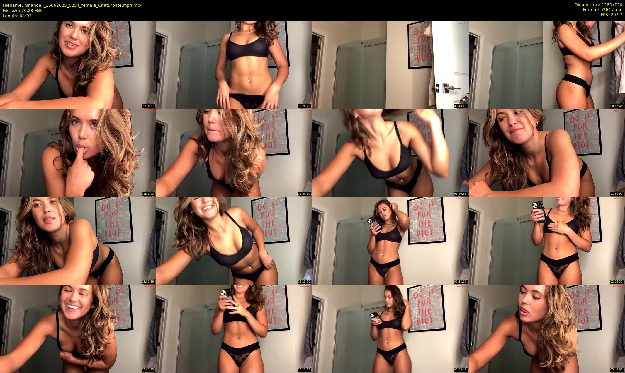 ninanoell — 5 minute Chaturbate female cam show recording, 720p, Jun 16, 2025