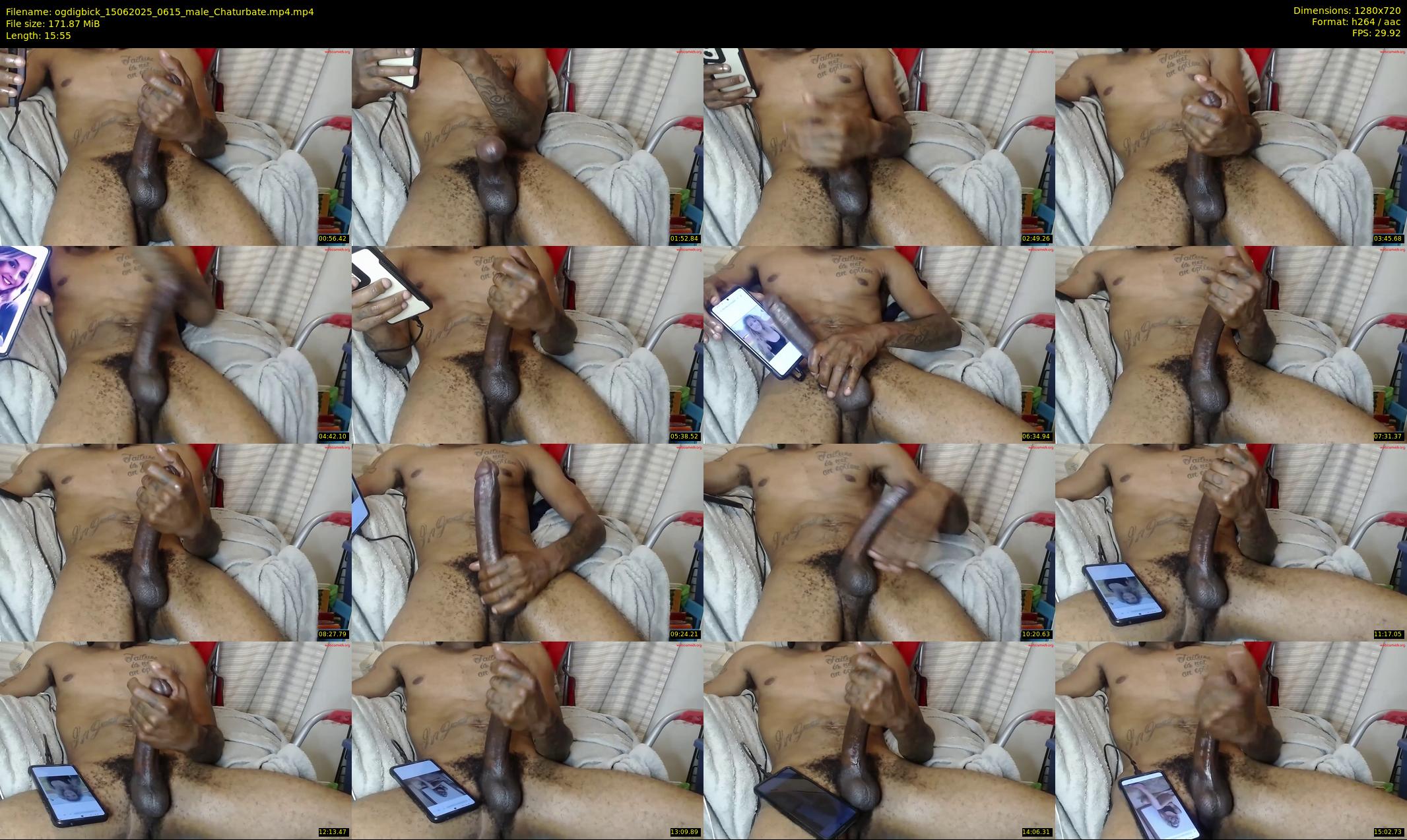 ogdigbick — 16 minute Chaturbate male cam show recording, 720p, Jun 15, 2025