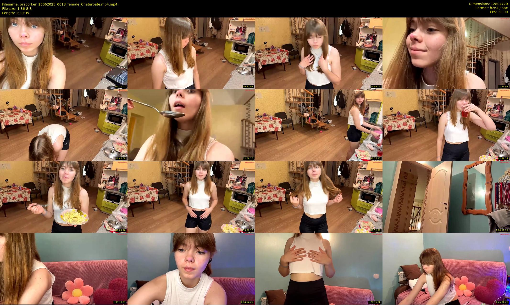 oracorker — 91 minute Chaturbate female cam show recording, 720p, Jun 16, 2025