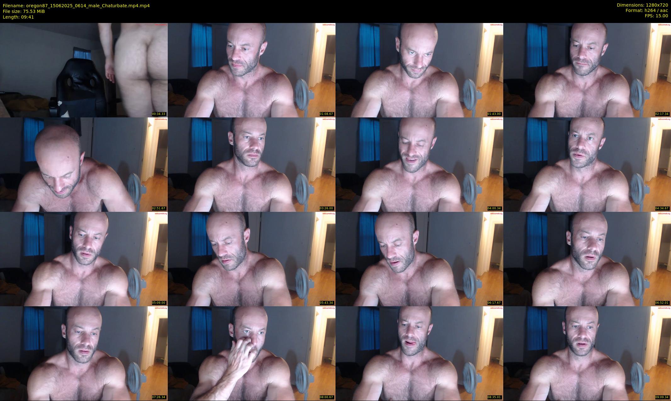 oregon87 — 10 minute Chaturbate male cam show recording, 720p, Jun 15, 2025