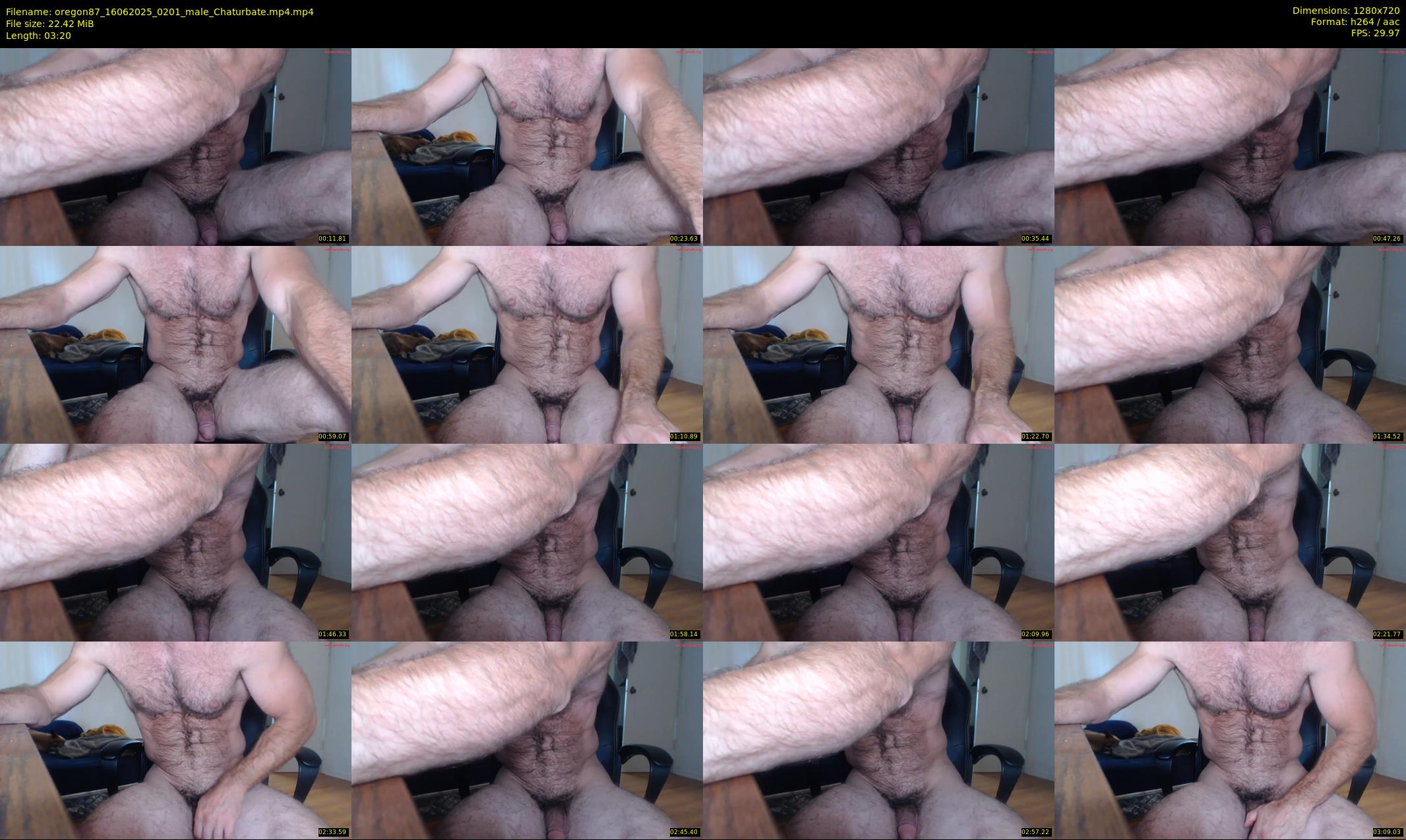 oregon87 — 4 minute Chaturbate male cam show recording, 720p, Jun 16, 2025