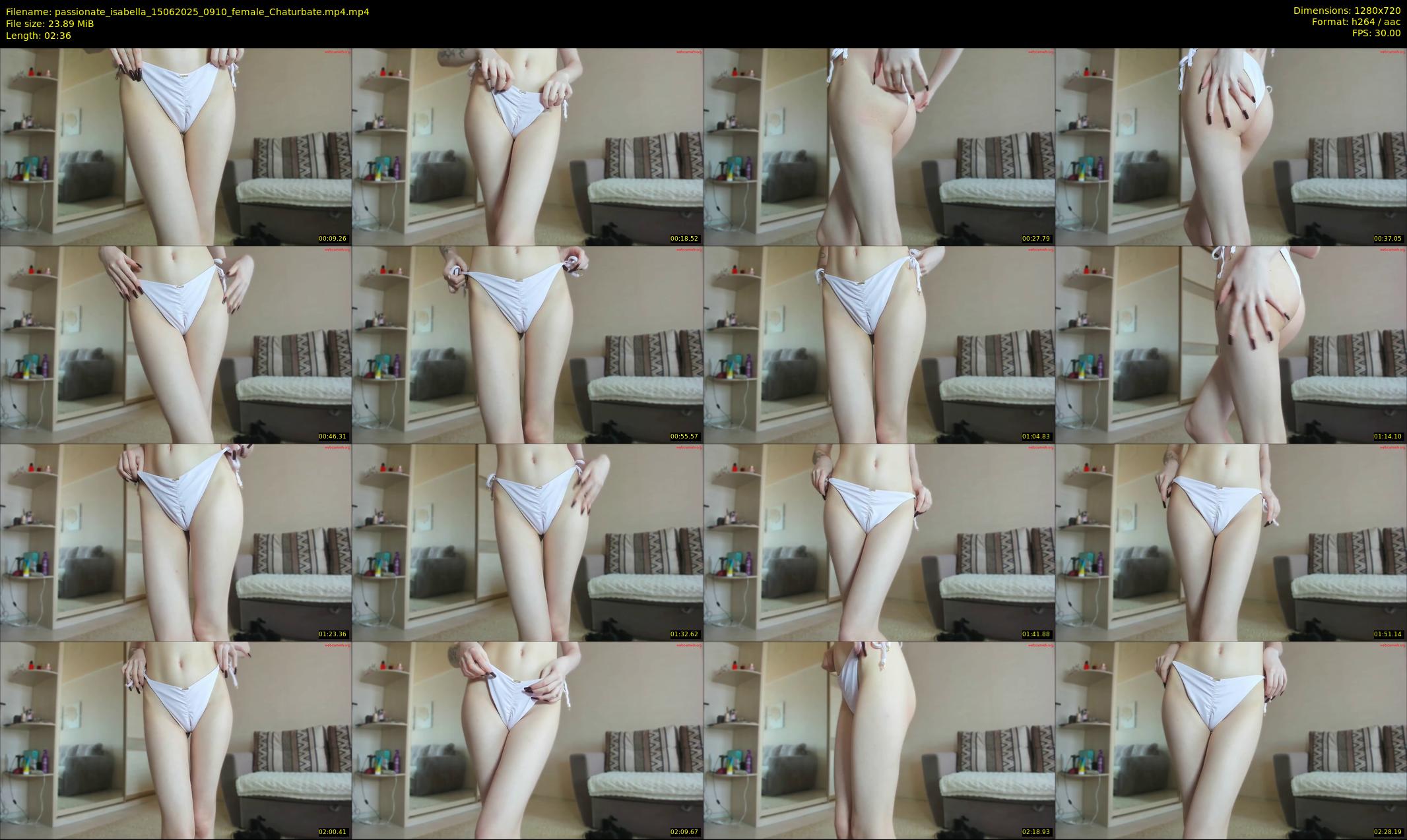passionate_isabella — 3 minute Chaturbate female cam show recording, 720p, Jun 15, 2025