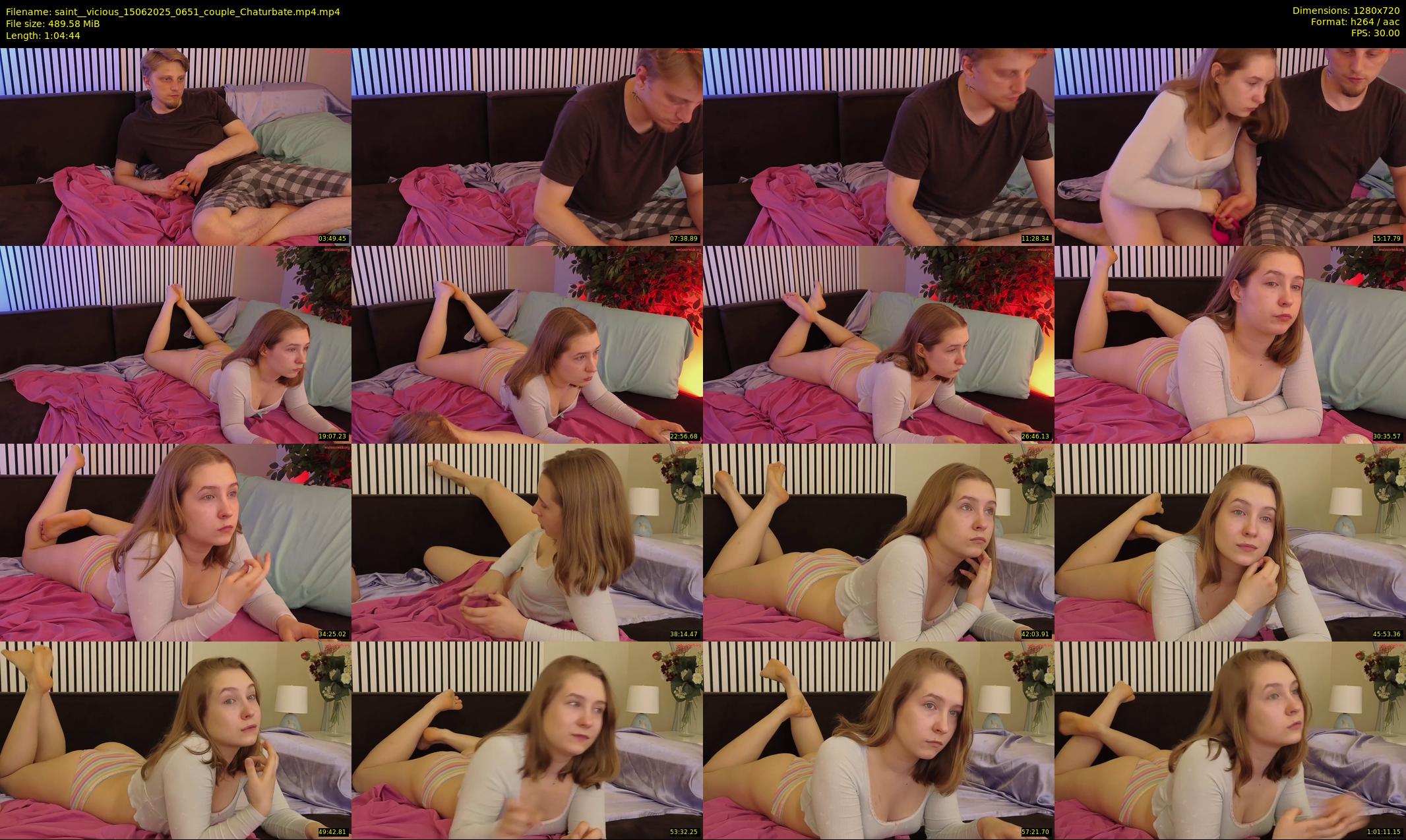 saint__vicious — 65 minute Chaturbate couple cam show recording, 720p, Jun 15, 2025