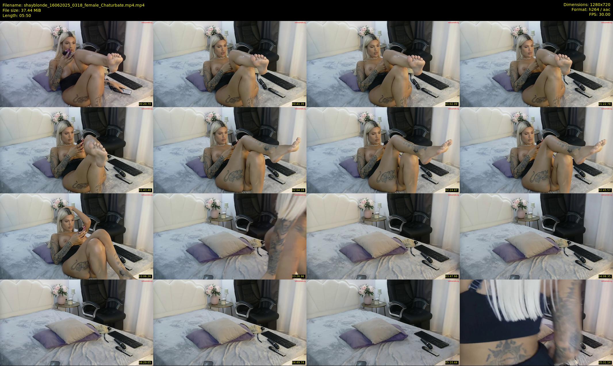 shayblonde — 6 minute Chaturbate female cam show recording, 720p, Jun 16, 2025