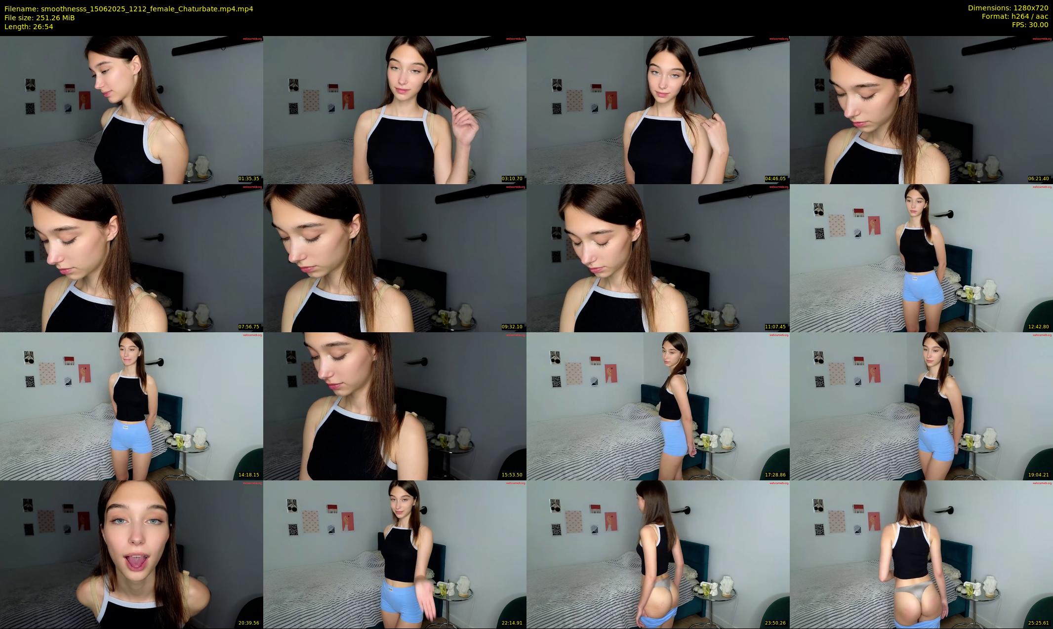 smoothnesss — 27 minute Chaturbate female cam show recording, 720p, Jun 15, 2025