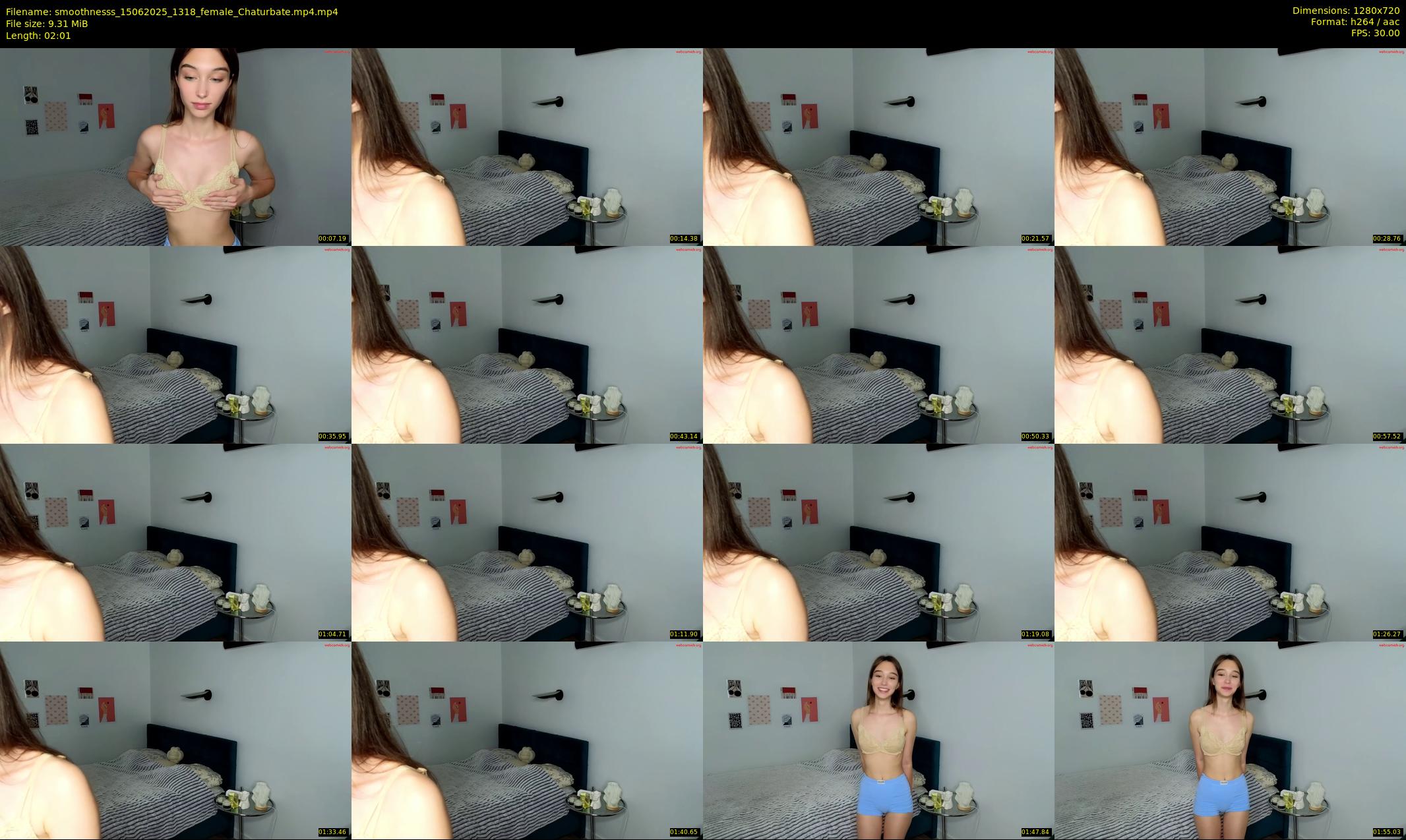 smoothnesss — 3 minute Chaturbate female cam show recording, 720p, Jun 15, 2025