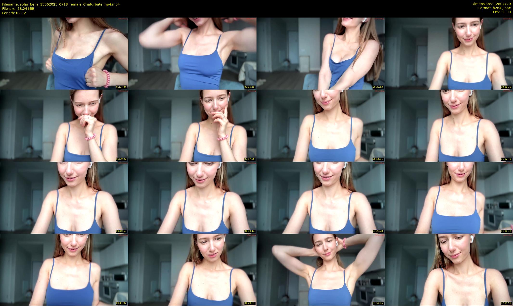 solar_bella — 3 minute Chaturbate female cam show recording, 720p, Jun 15, 2025