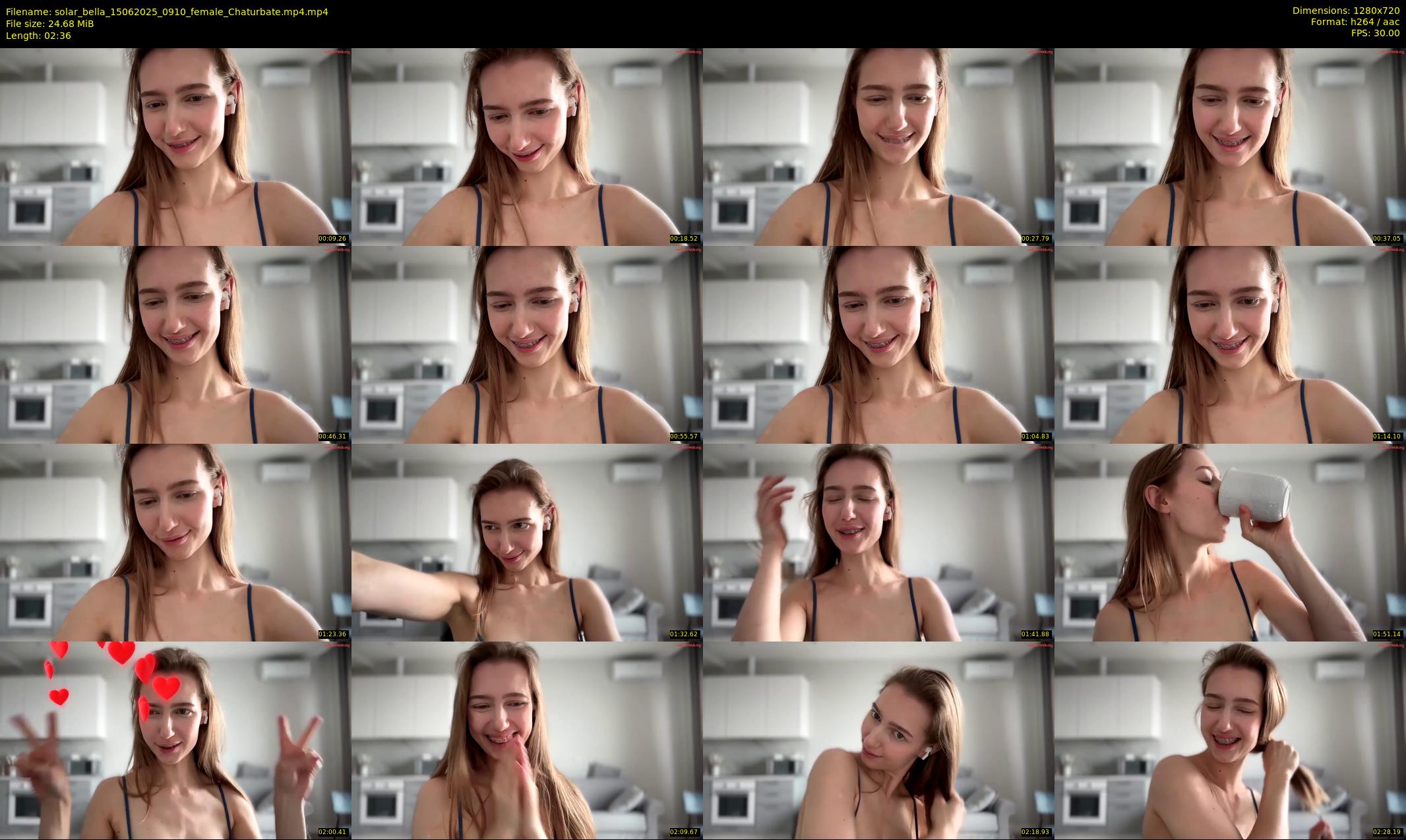 solar_bella — 3 minute Chaturbate female cam show recording, 720p, Jun 15, 2025