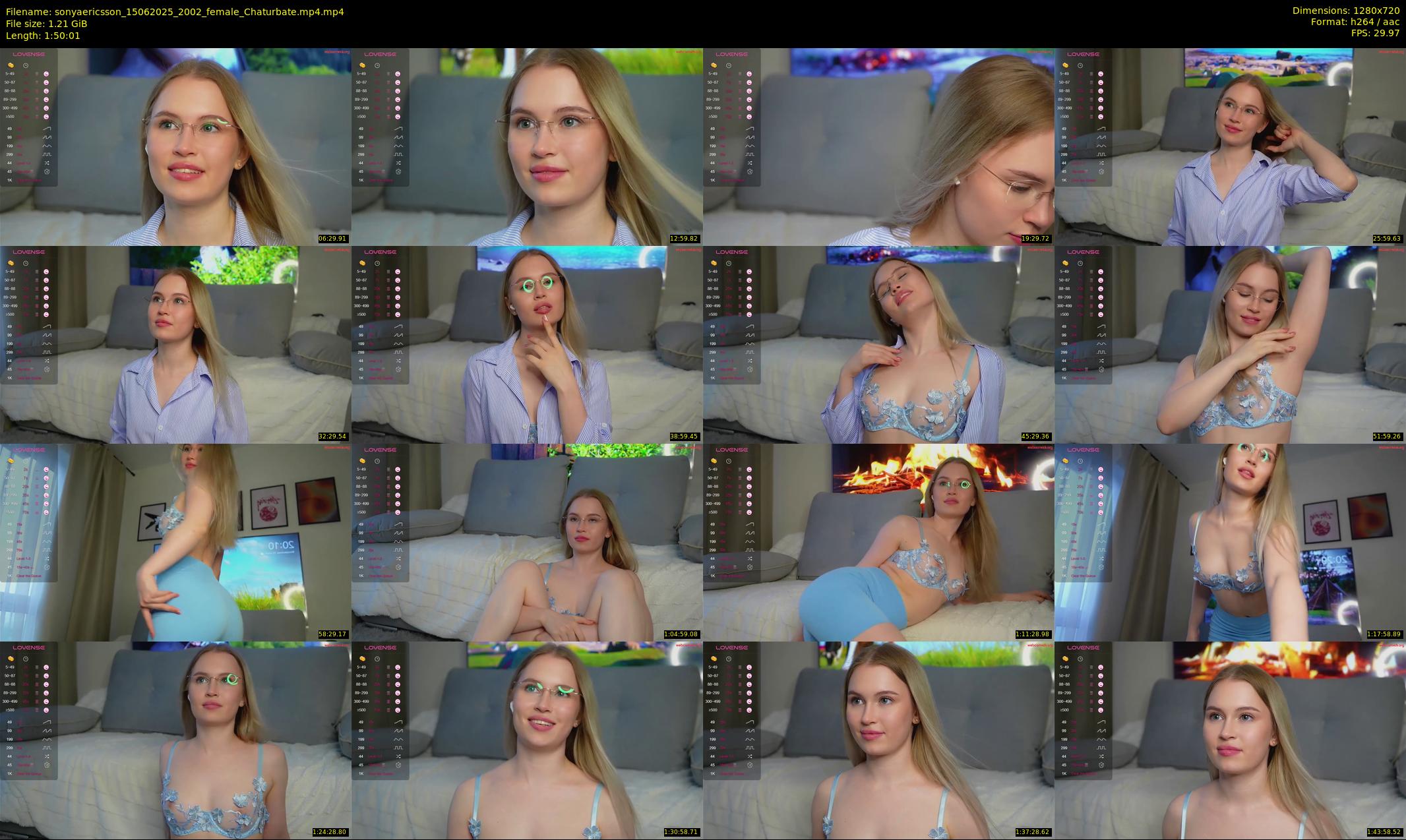 sonyaericsson — 111 minute Chaturbate female cam show recording, 720p, Jun 15, 2025