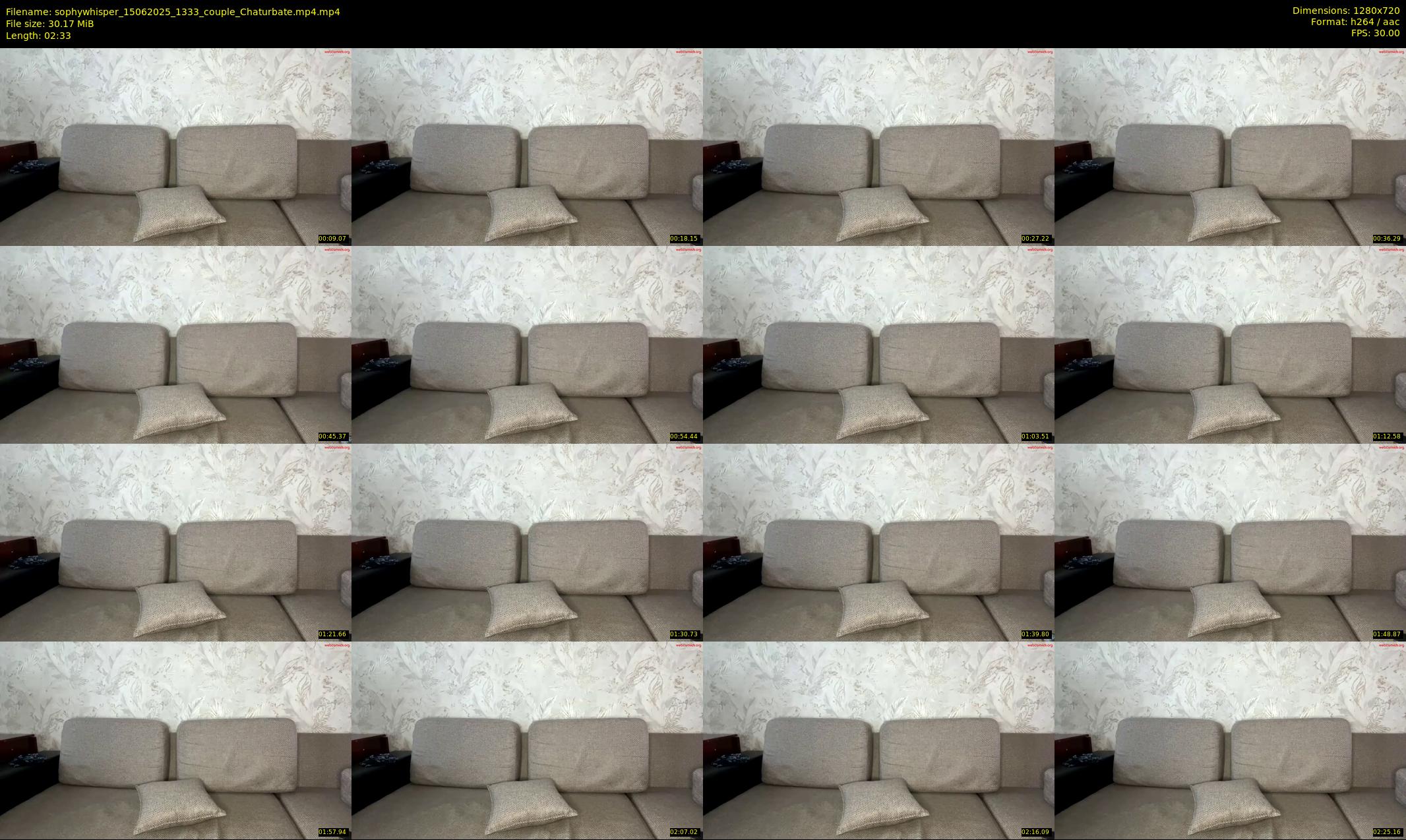 sophywhisper — 3 minute Chaturbate couple cam show recording, 720p, Jun 15, 2025