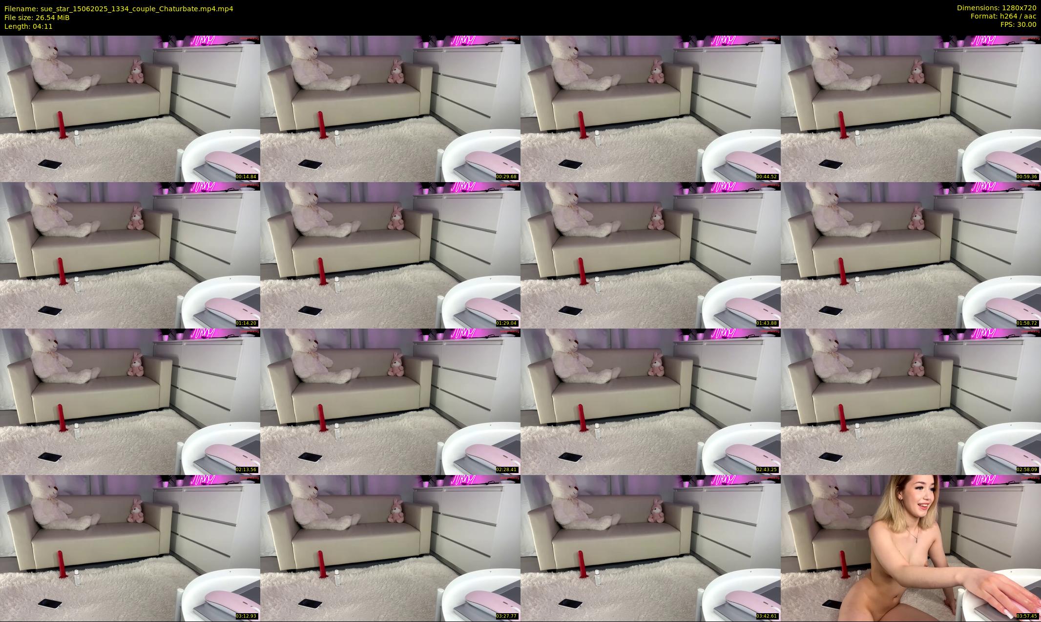 sue_star — 5 minute Chaturbate couple cam show recording, 720p, Jun 15, 2025