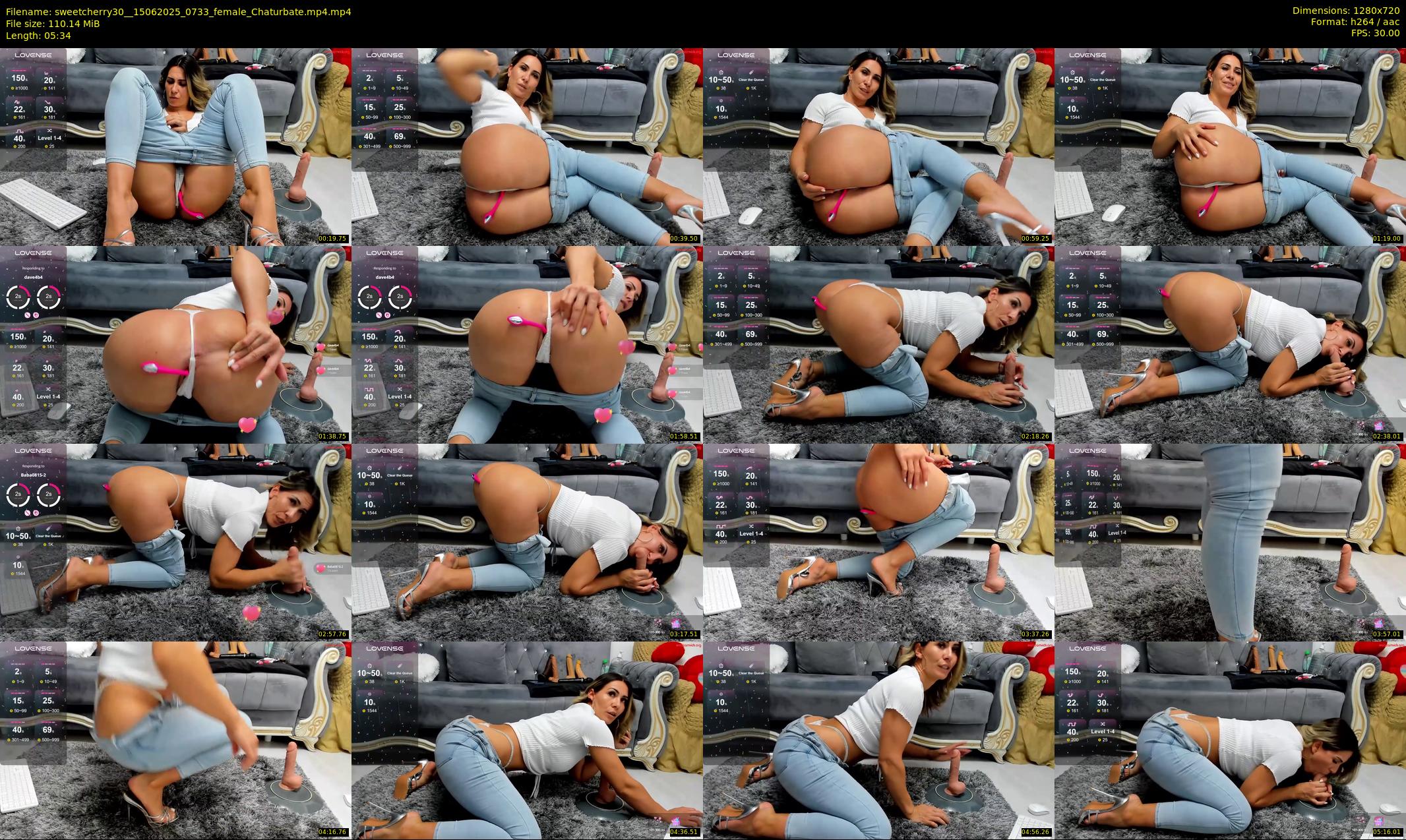 sweetcherry30_ — 6 minute Chaturbate female cam show recording, 720p, Jun 15, 2025