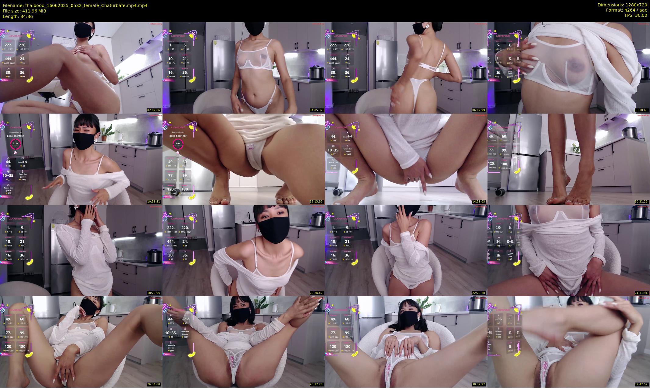 thaibooo — 35 minute Chaturbate female cam show recording, 720p, Jun 16, 2025