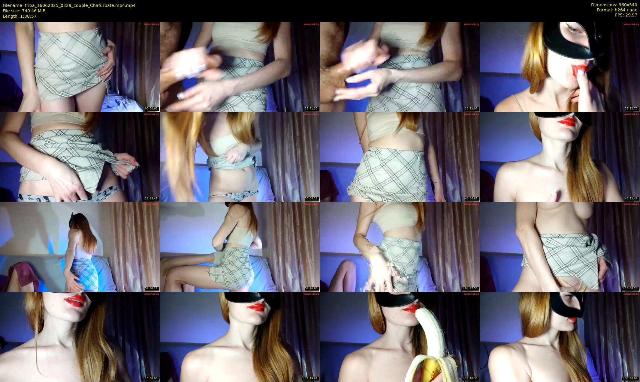 trioa — 99 minute Chaturbate couple cam show recording, 480p, Jun 16, 2025