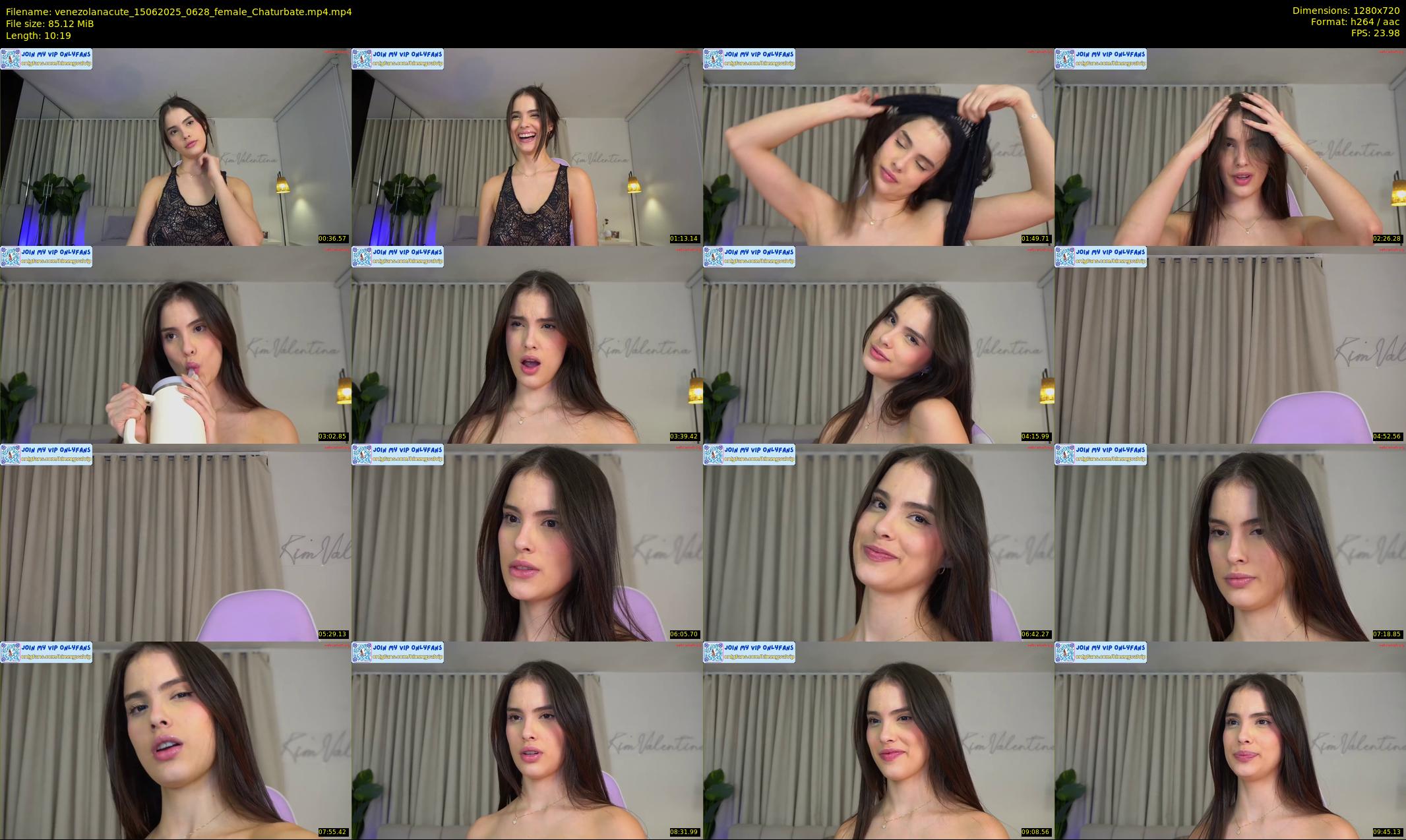 venezolanacute — 11 minute Chaturbate female cam show recording, 720p, Jun 15, 2025