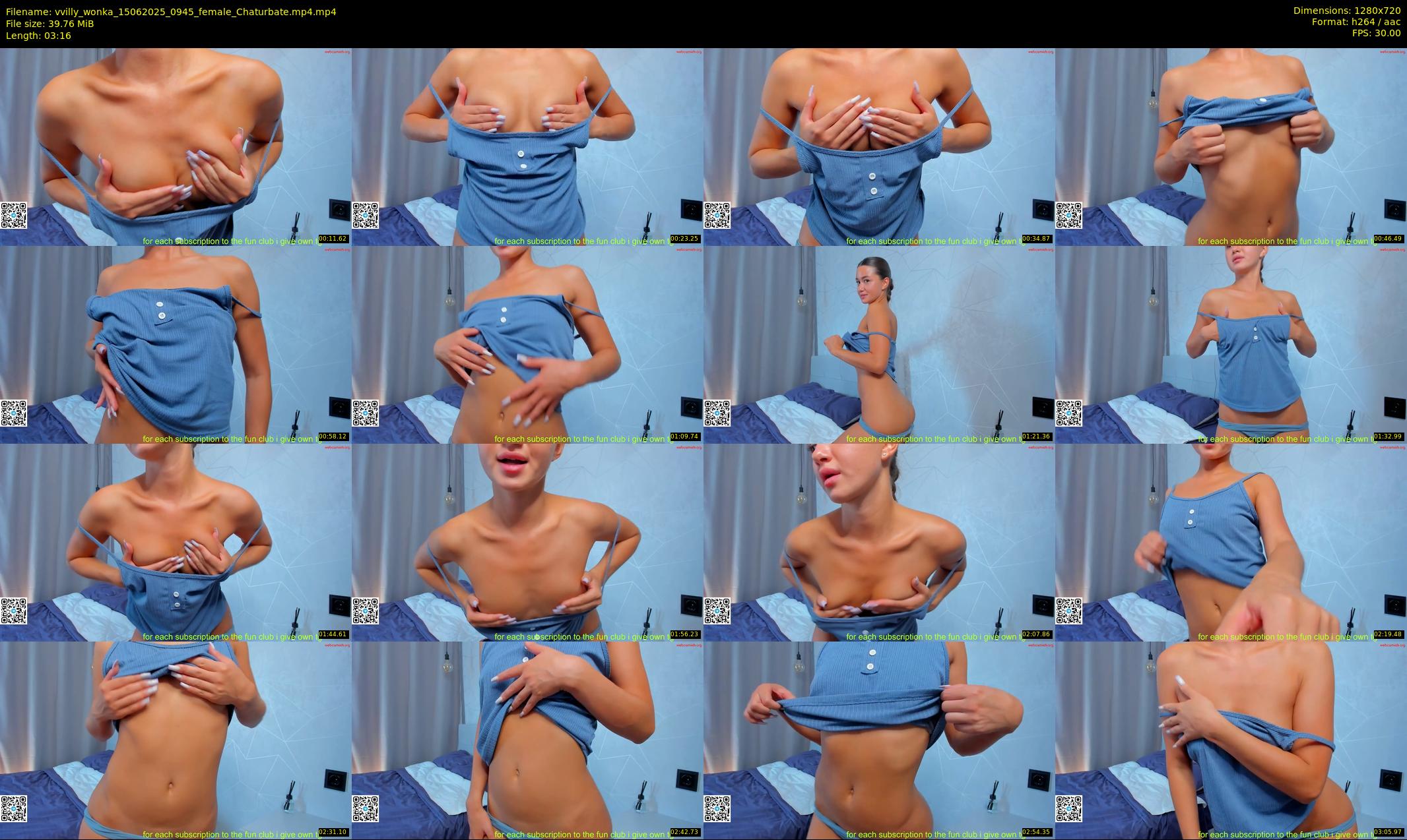 vvilly_wonka — 4 minute Chaturbate female cam show recording, 720p, Jun 15, 2025