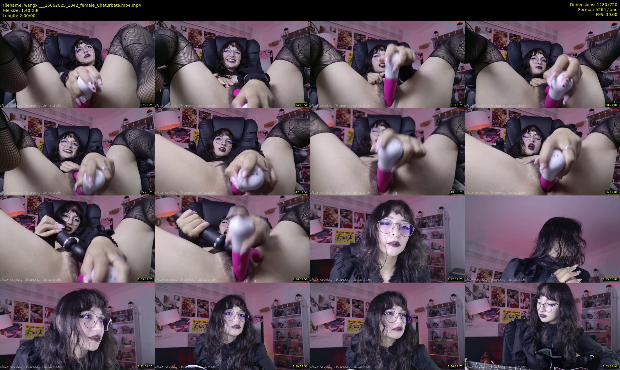 wangxi__ — 120 minute Chaturbate female cam show recording, 720p, Jun 15, 2025