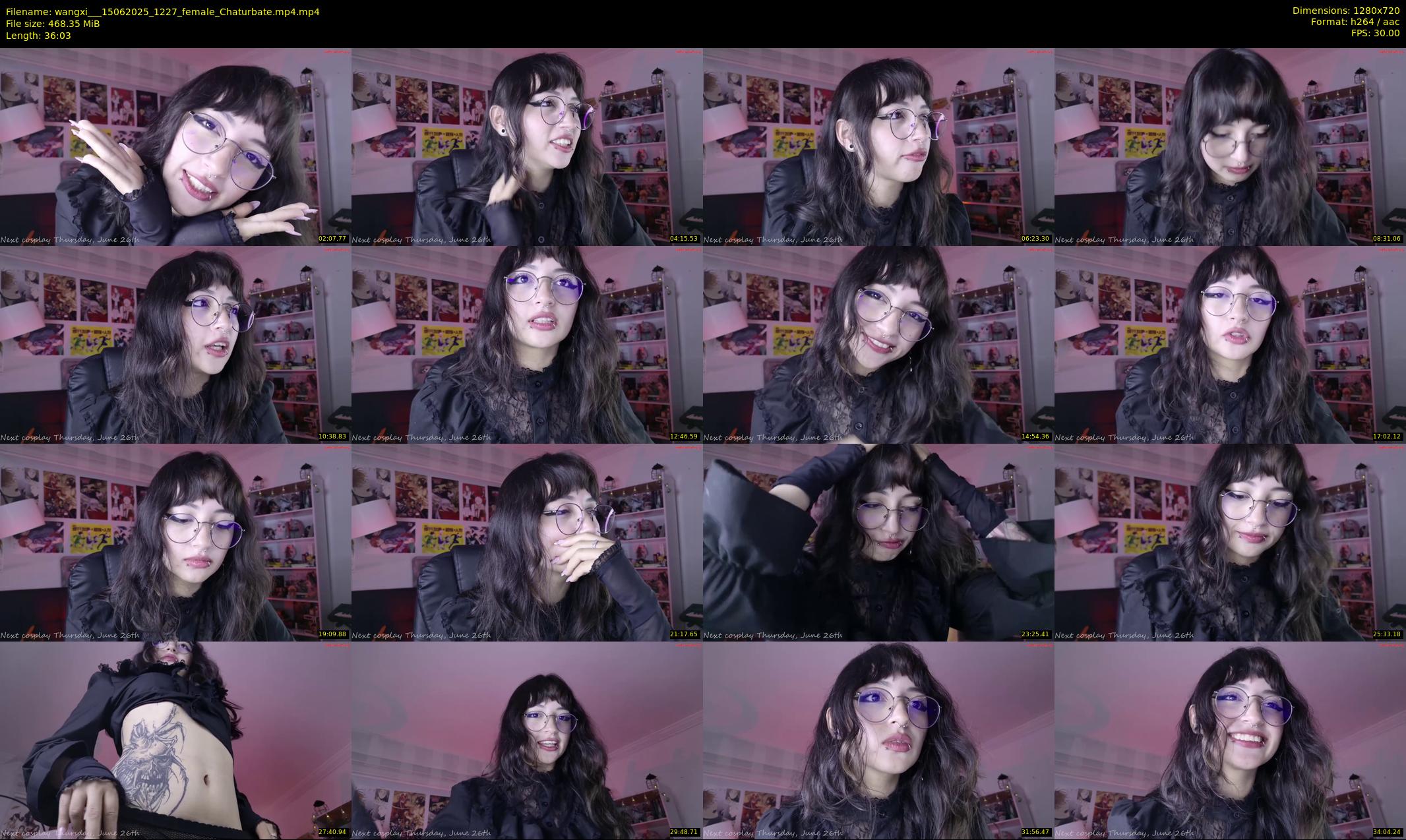 wangxi__ — 37 minute Chaturbate female cam show recording, 720p, Jun 15, 2025
