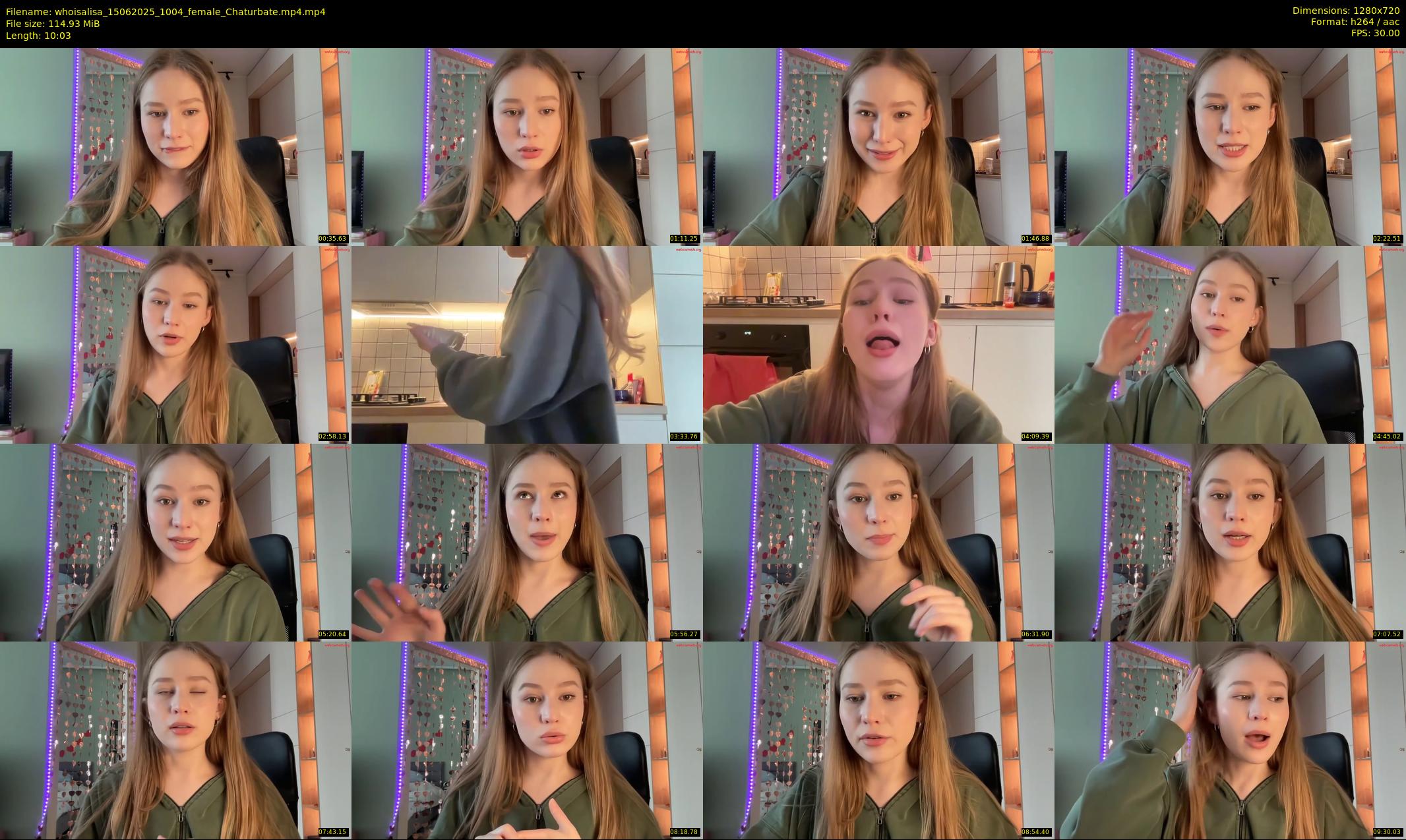 whoisalisa — 11 minute Chaturbate female cam show recording, 720p, Jun 15, 2025