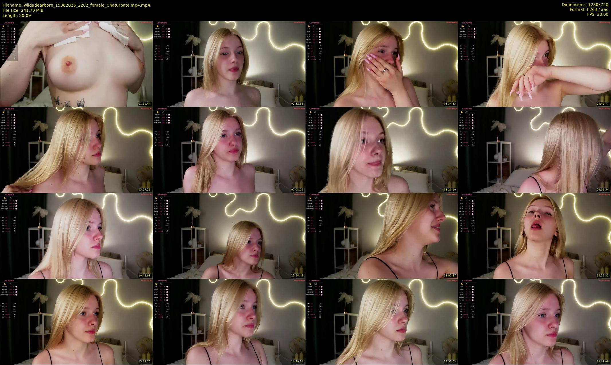 wildadearborn — 21 minute Chaturbate female cam show recording, 720p, Jun 15, 2025
