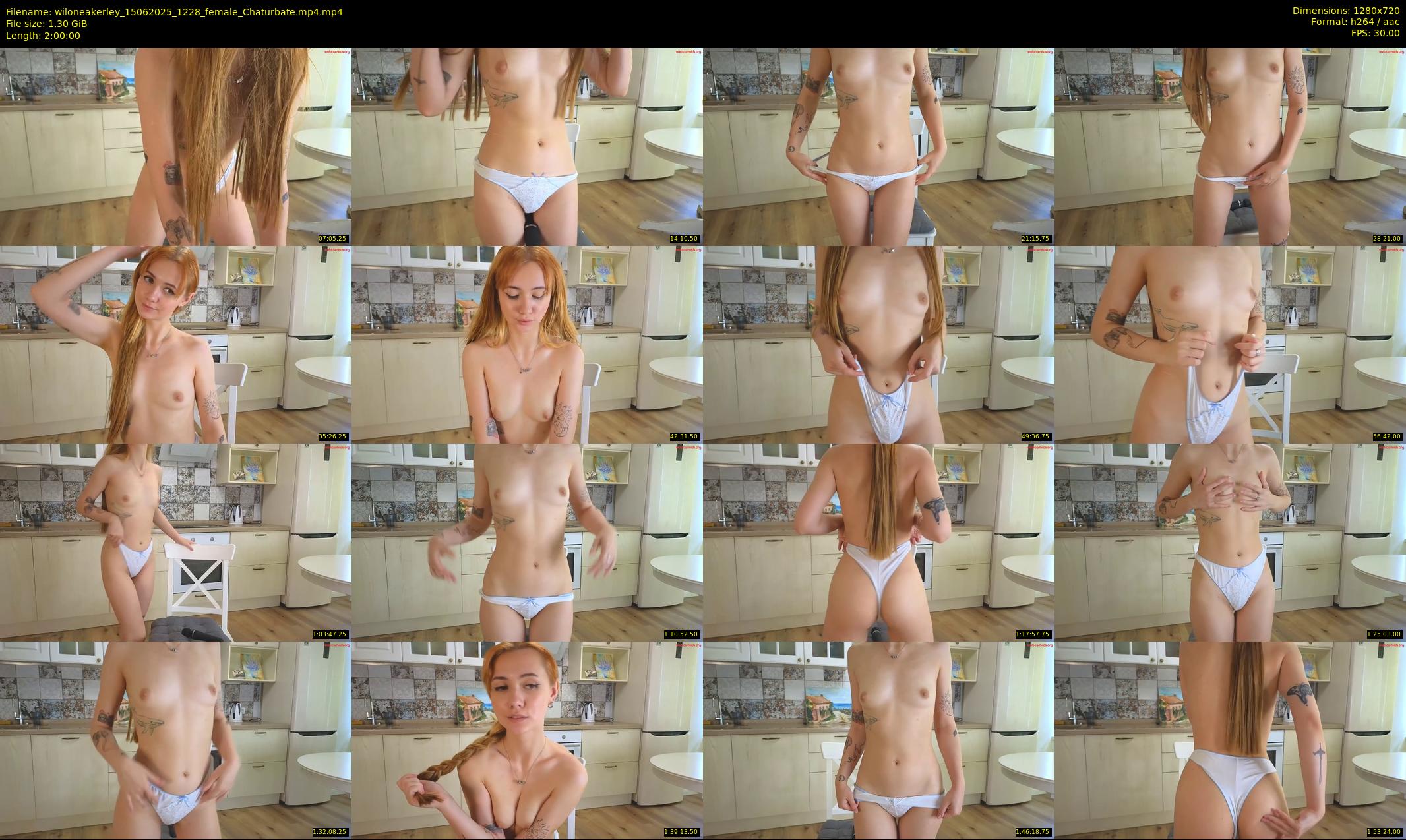 wiloneakerley — 120 minute Chaturbate female cam show recording, 720p, Jun 15, 2025