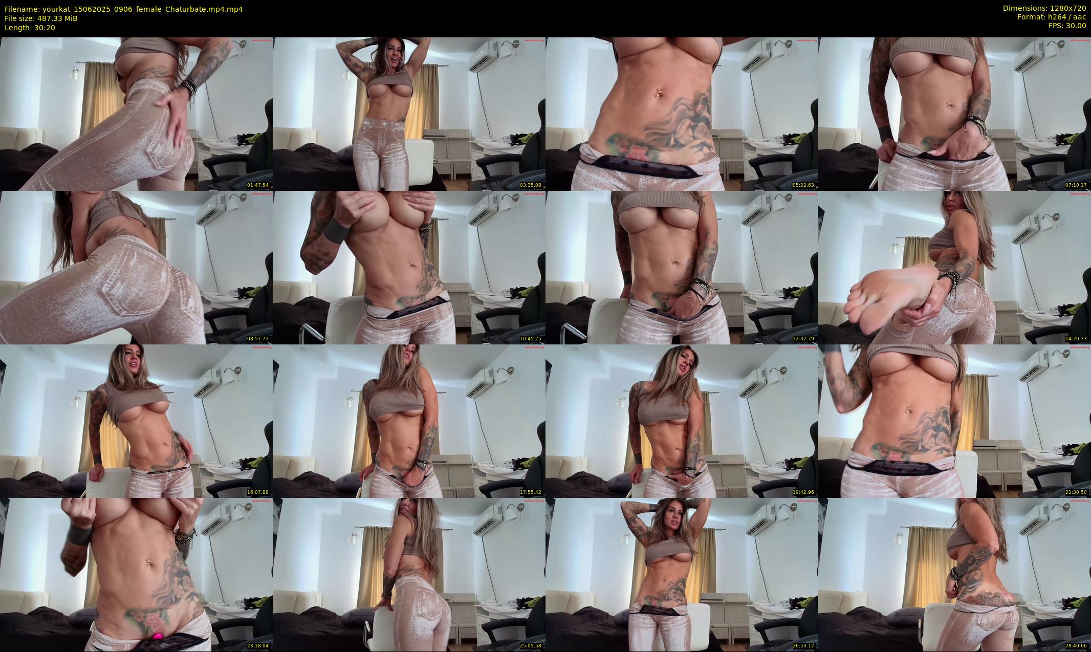yourkat — 31 minute Chaturbate female cam show recording, 720p, Jun 15, 2025