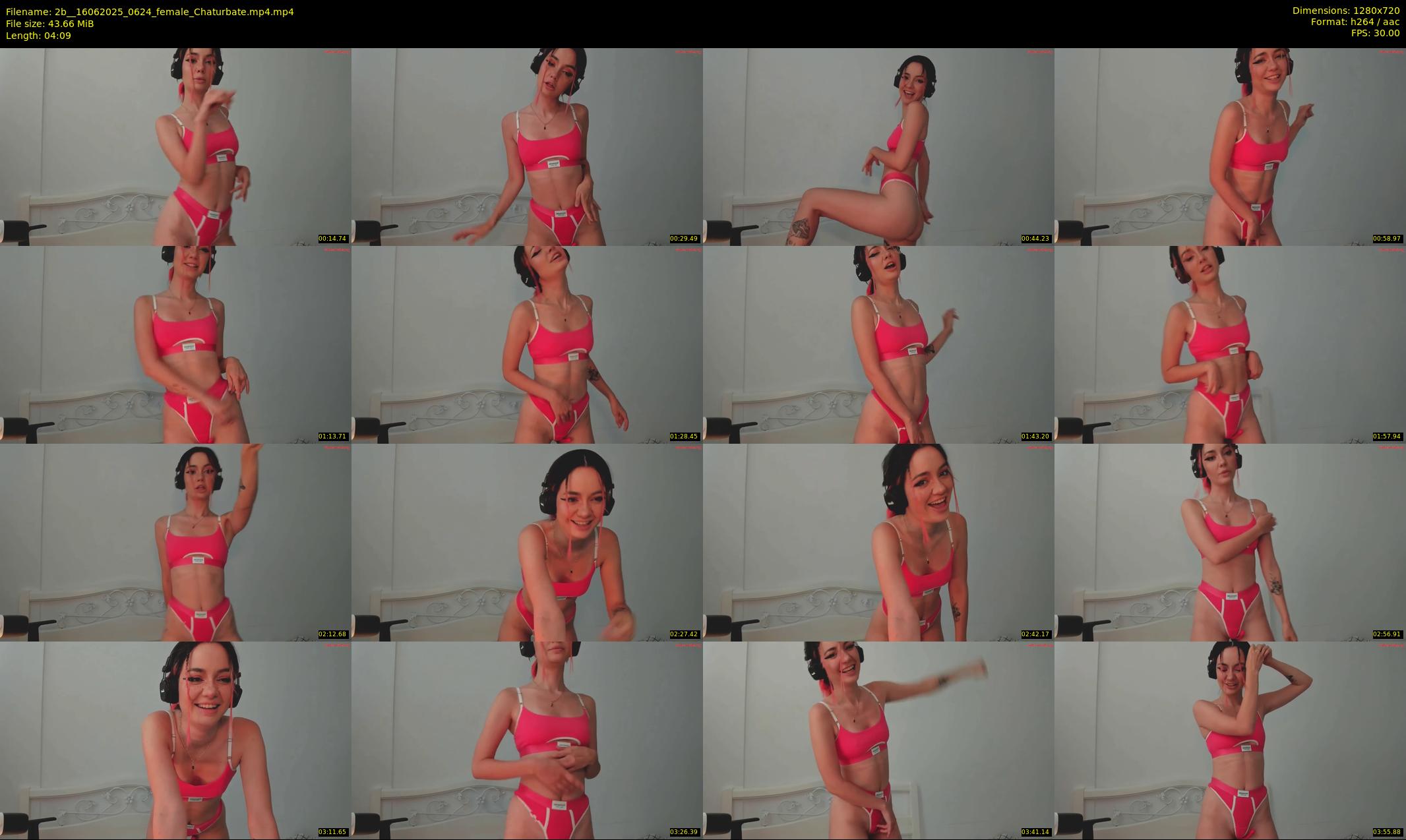 2b_ — 5 minute Chaturbate female cam show recording, 720p, Jun 16, 2025